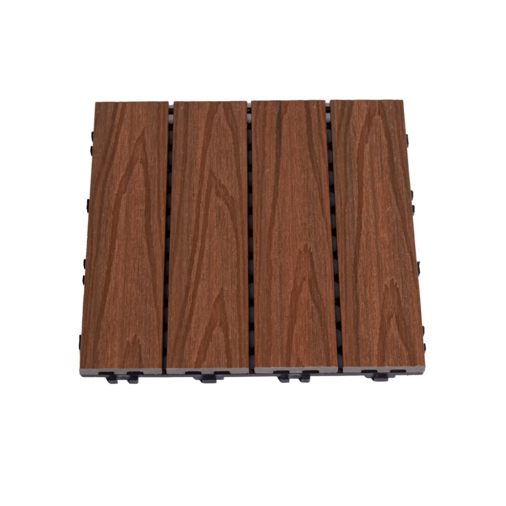 TREHELLE HORTUS KOMPOSITT 30X30CM TEAK 4PK