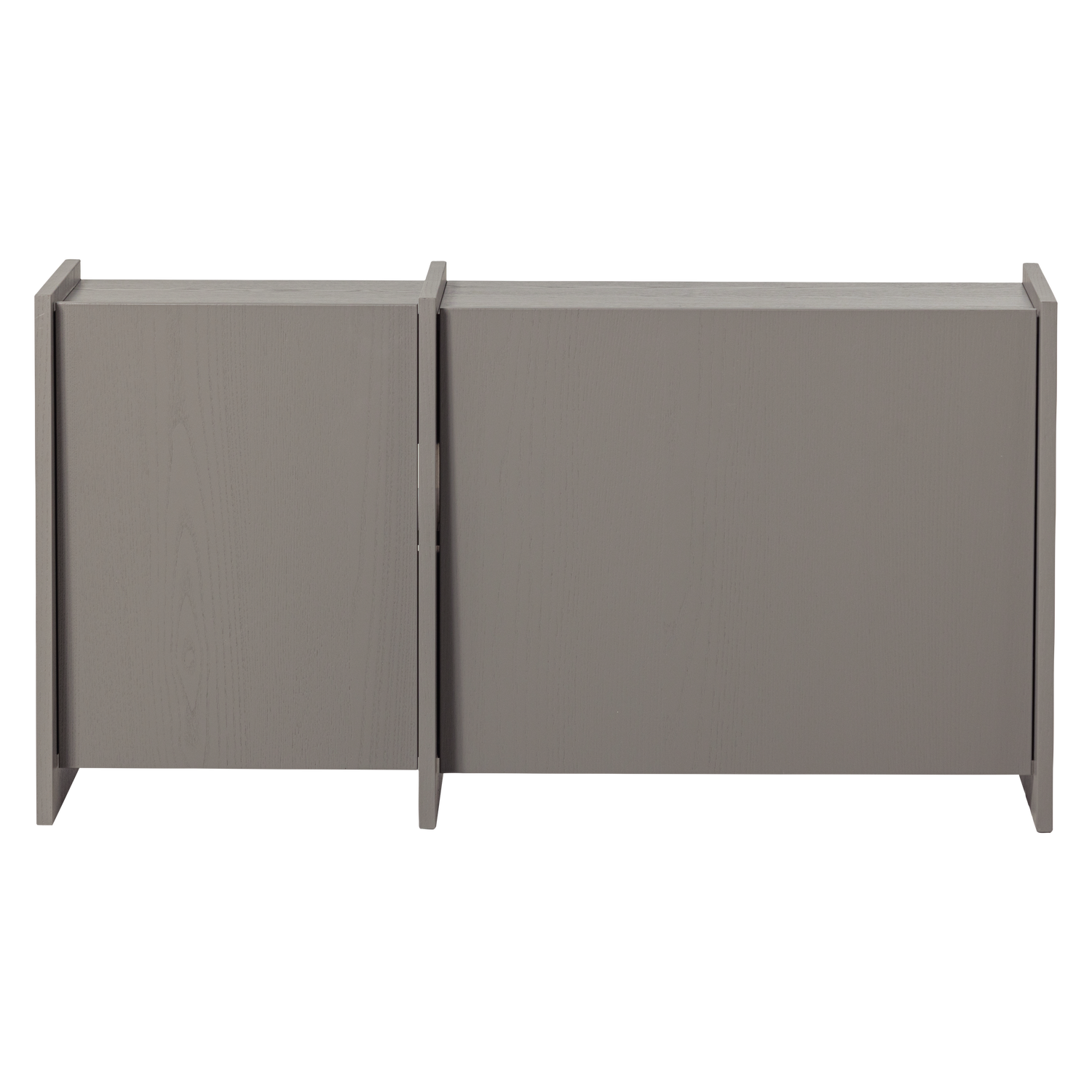 WOOOD tv meubel 102 cm Brock - Essen Fineer - Warmgrijs - 53x102x44