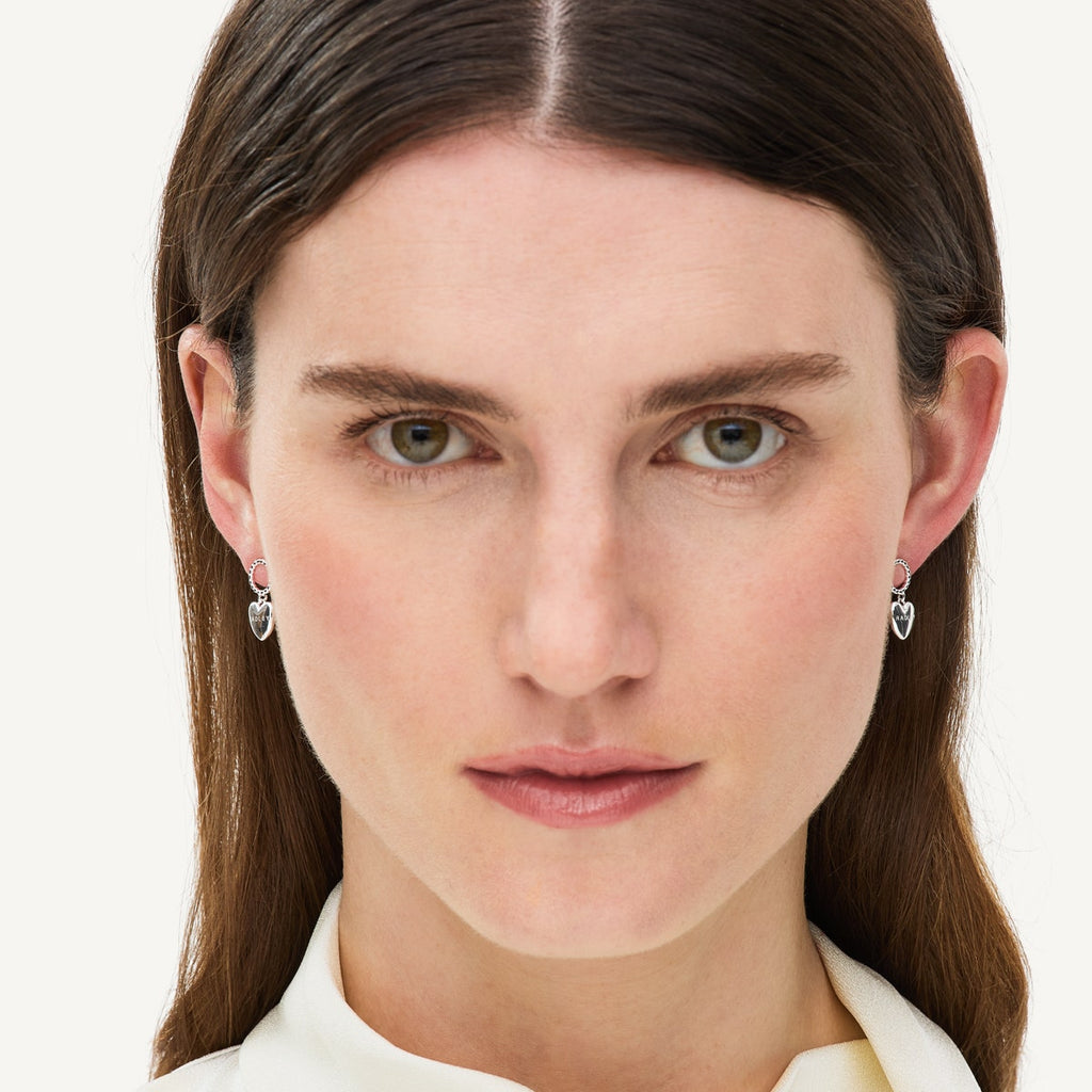 Lovett Way - Hanging Heart Earrings