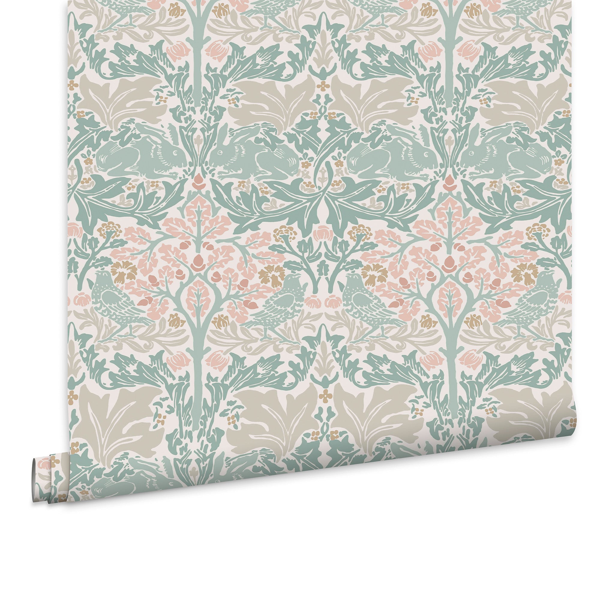 William Morris at Home Vliesbehang - Brother Rabbit Lullaby Blues - 1000x52