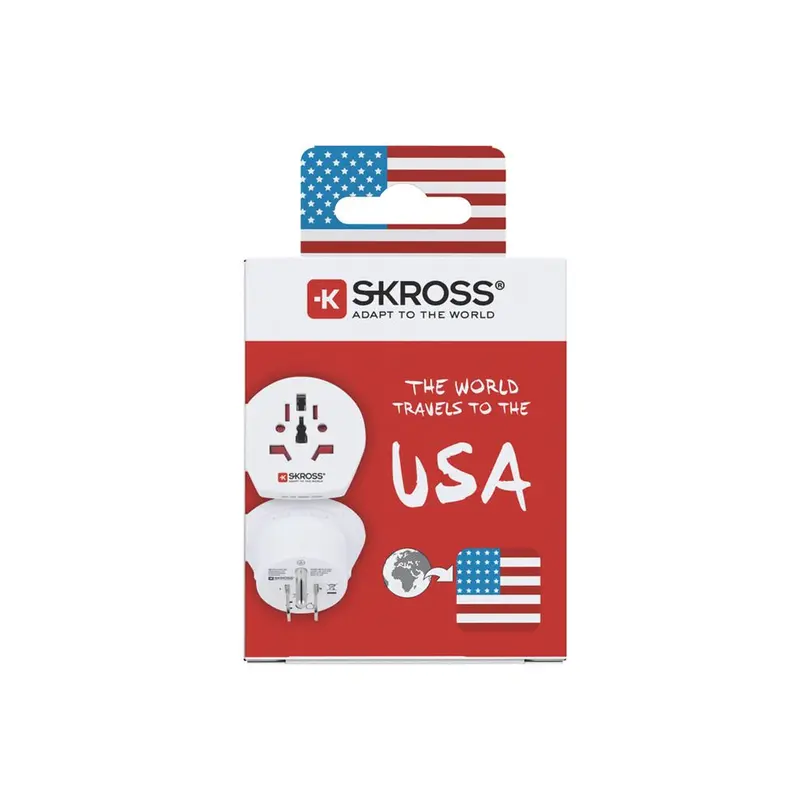 Reiseadapter World to USA