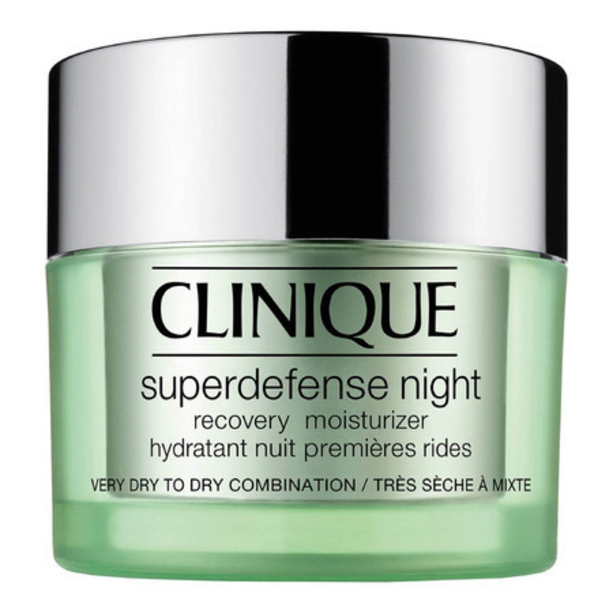 SUPERDEFENSE™Crème hydratante nuit premières rides  Peaux sèches à mixtes