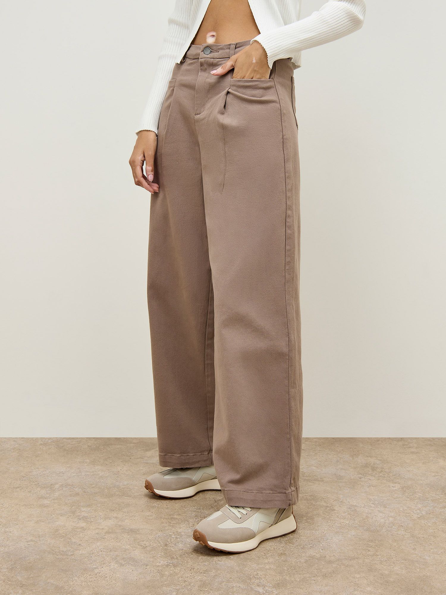 Apricot Ella Wide Leg Jeans