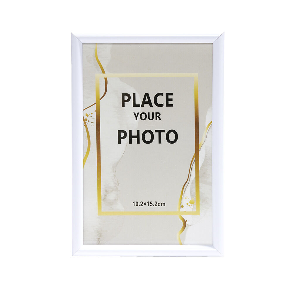 Cadre photo plastique pour photo 10x15cm (2 modèles)