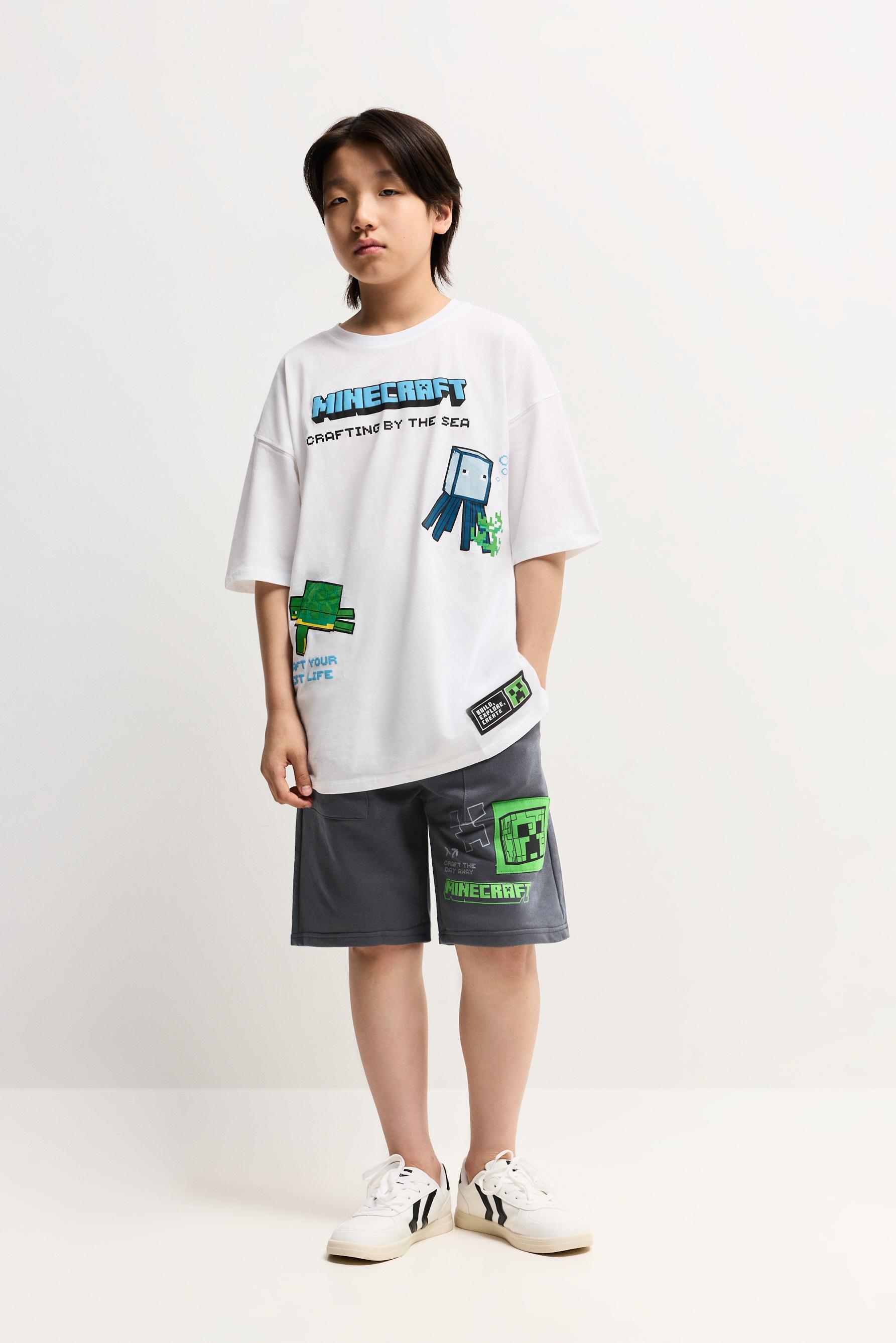 Camiseta Minecraft maxiprint trasero