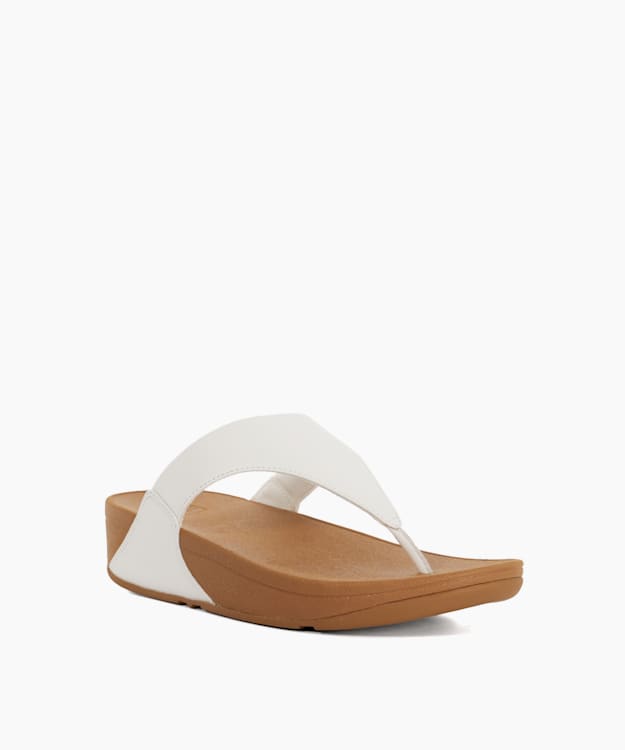 Lulu1 White - Toe Post Sandals