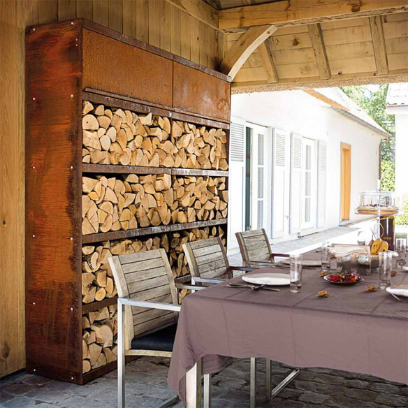 Etagère Range Bois Corten 200 - Ofyr