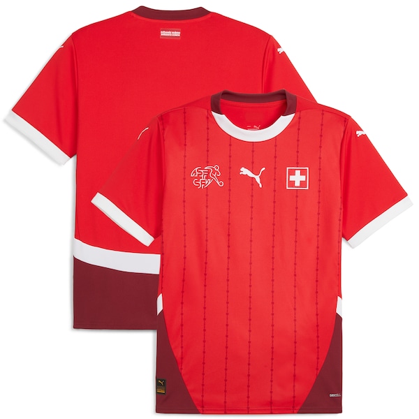 Switzerland National Team Puma 2024 Home Replica Jersey - Red/White