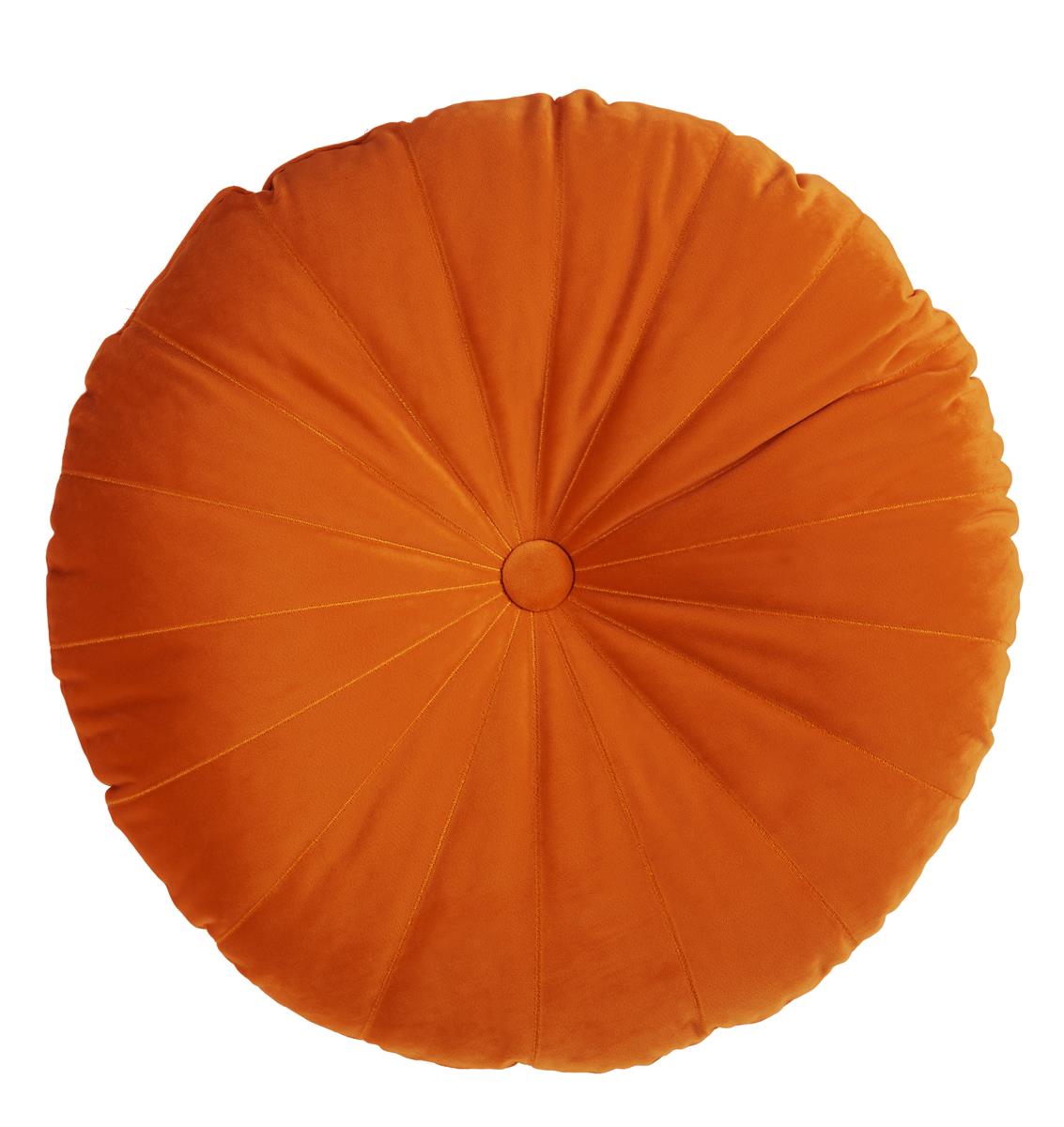 KAAT Amsterdam decoratiekussen Mandarin - dia 40 cm - oranje