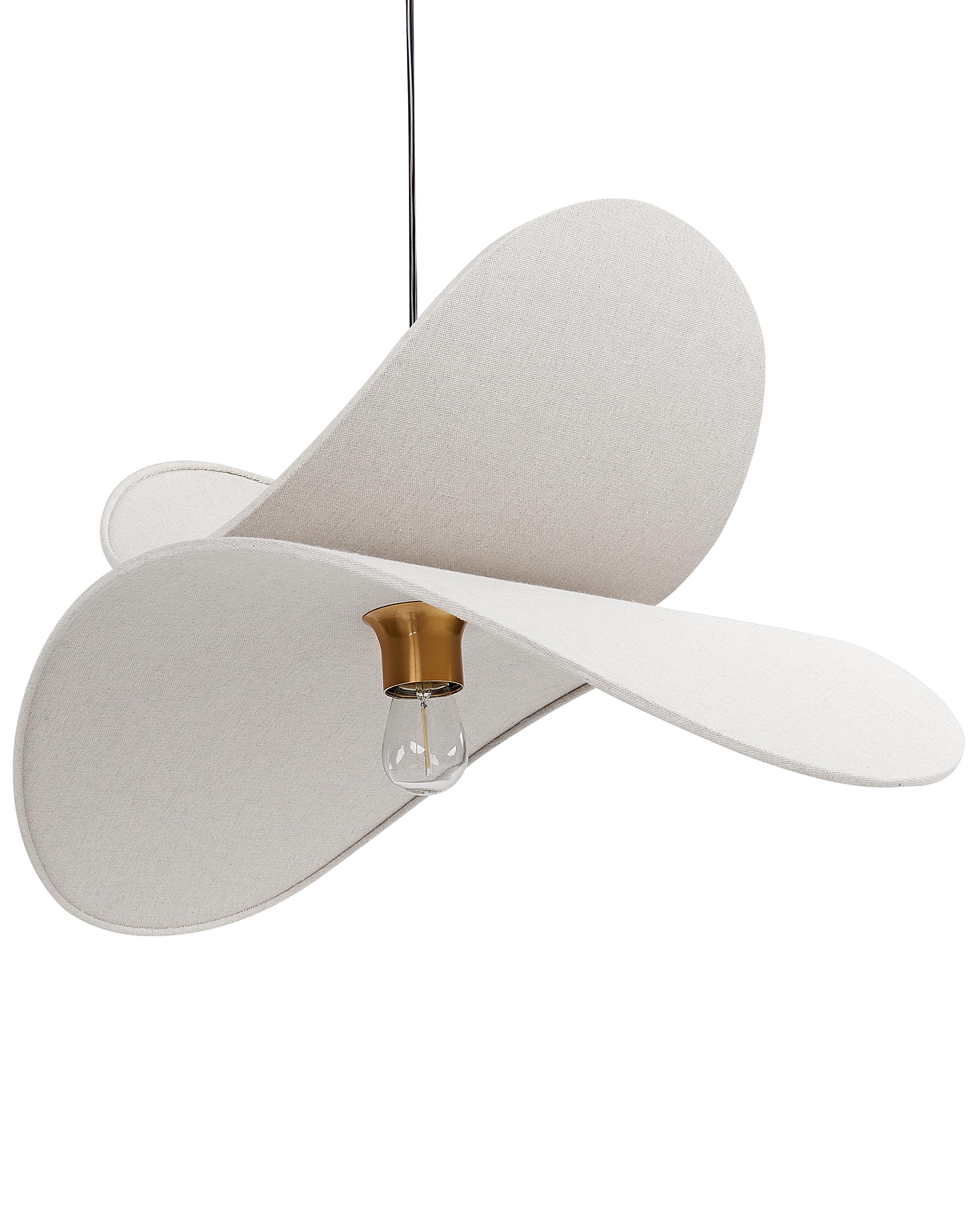 Pendant Lamp MASCOTA Linen Light Grey