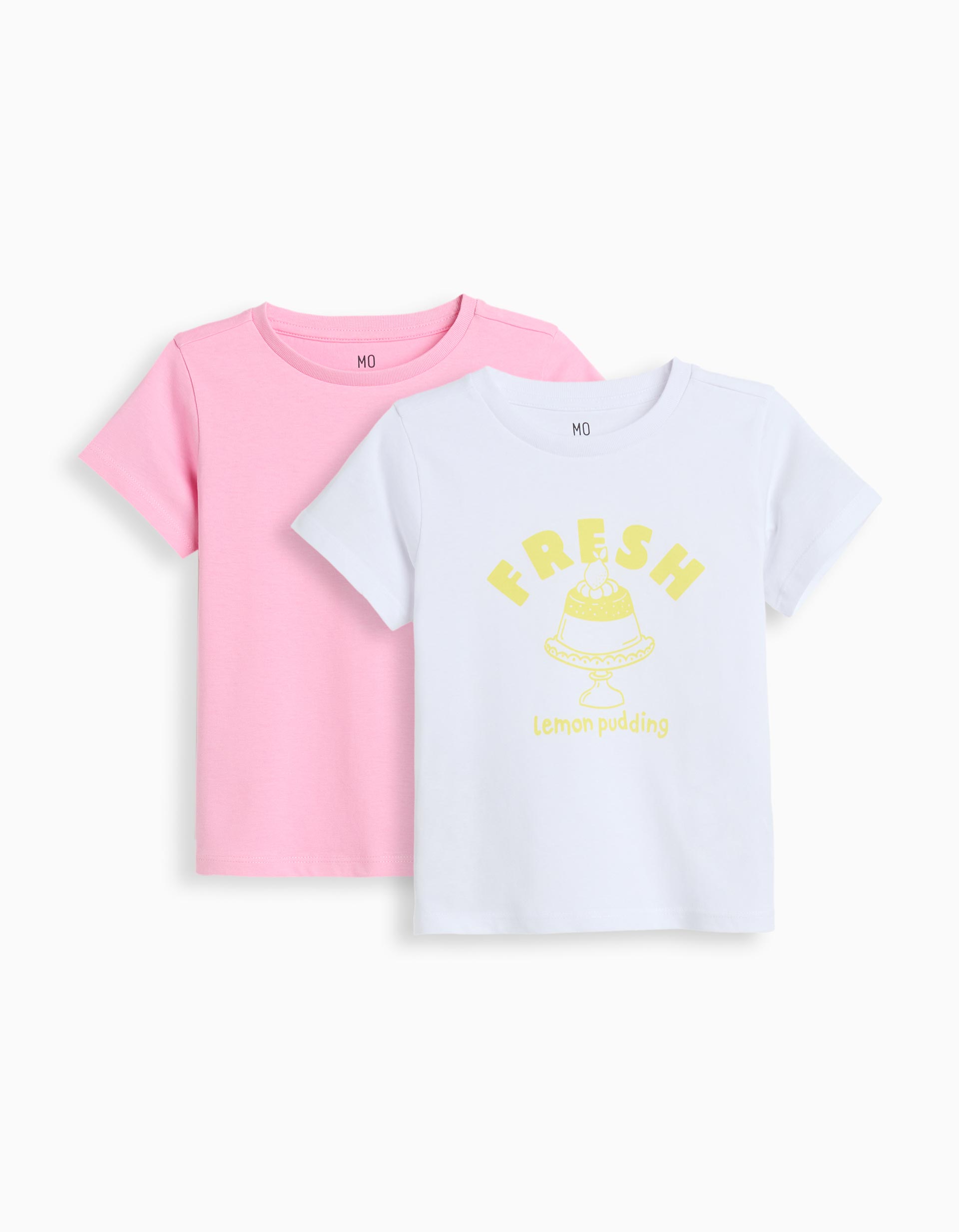 Pack 2 T-shirts, Menina, Rosa