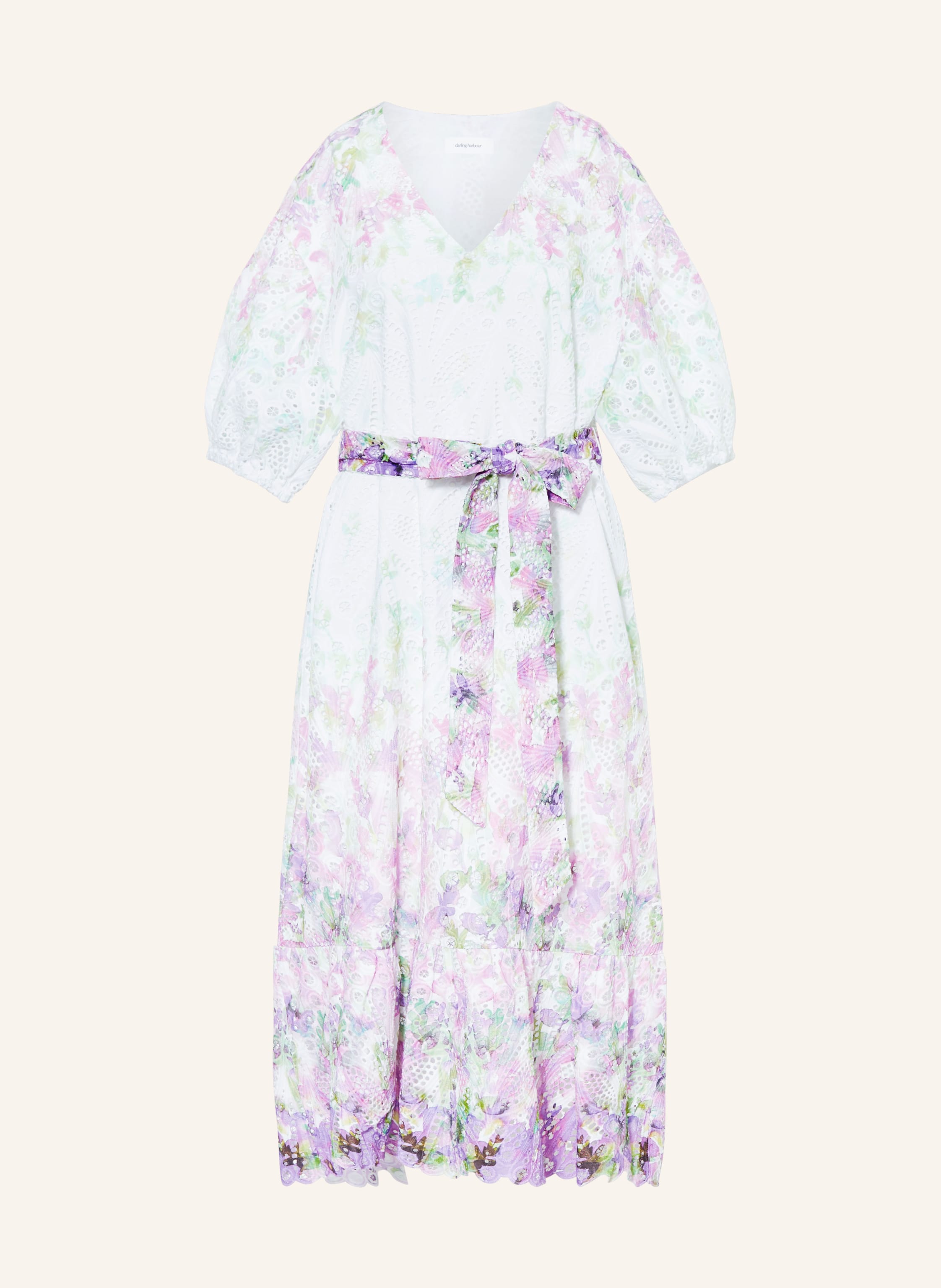 darling harbour Kleid mit Lochspitze