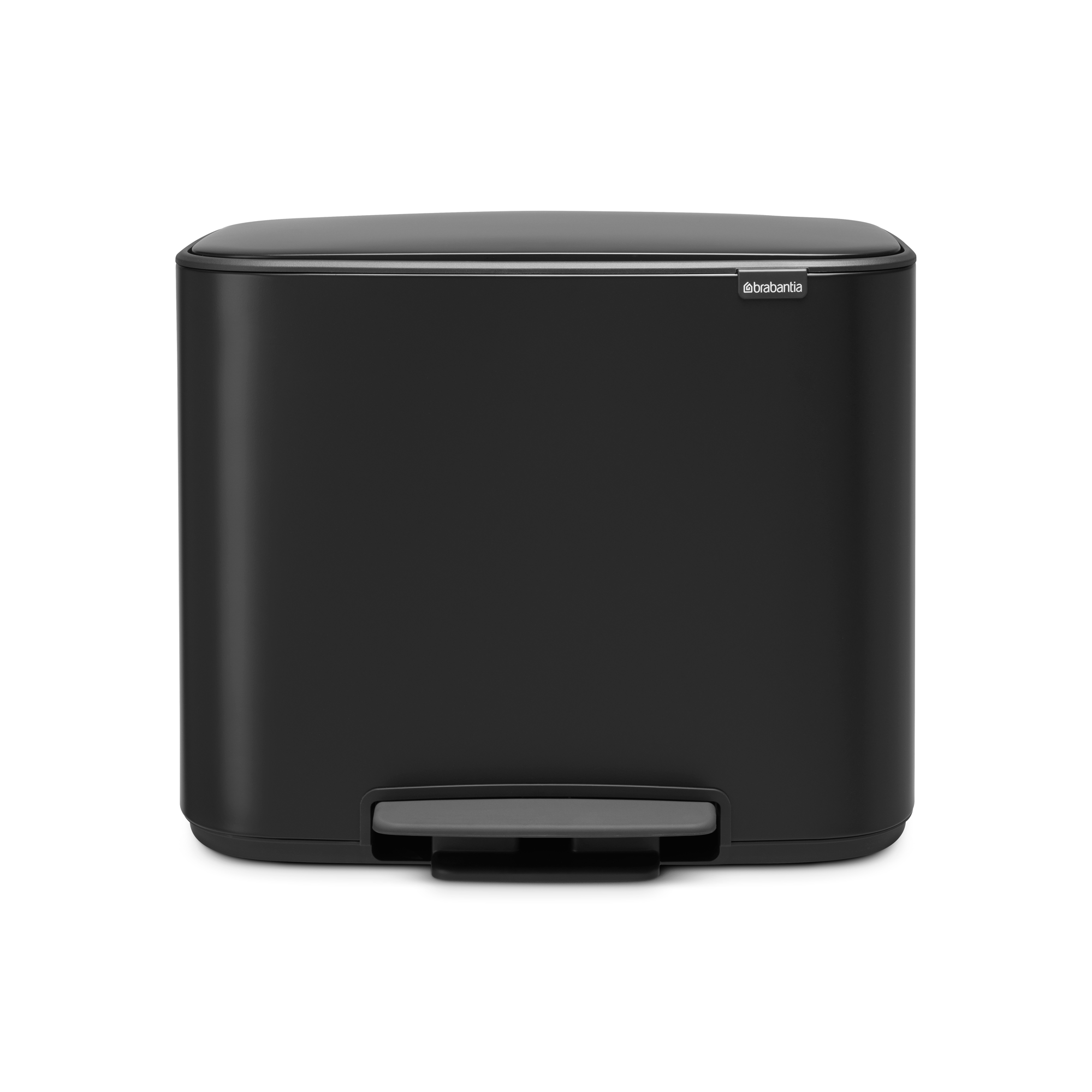 Brabantia Bo Pedaalemmer, met 3 binnenemmers, 3 x 11 liter - Matt Black