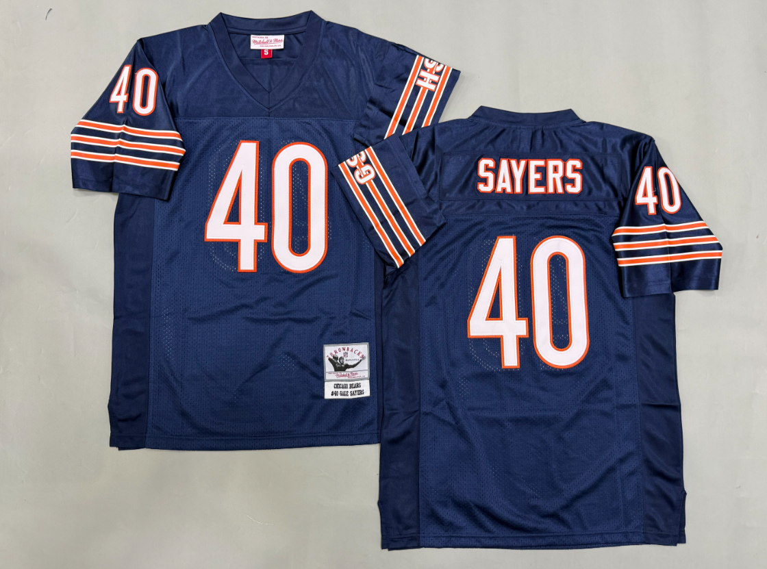 Gale Sayers Chicago Bears Authentic Throwback Retired Player Jersey