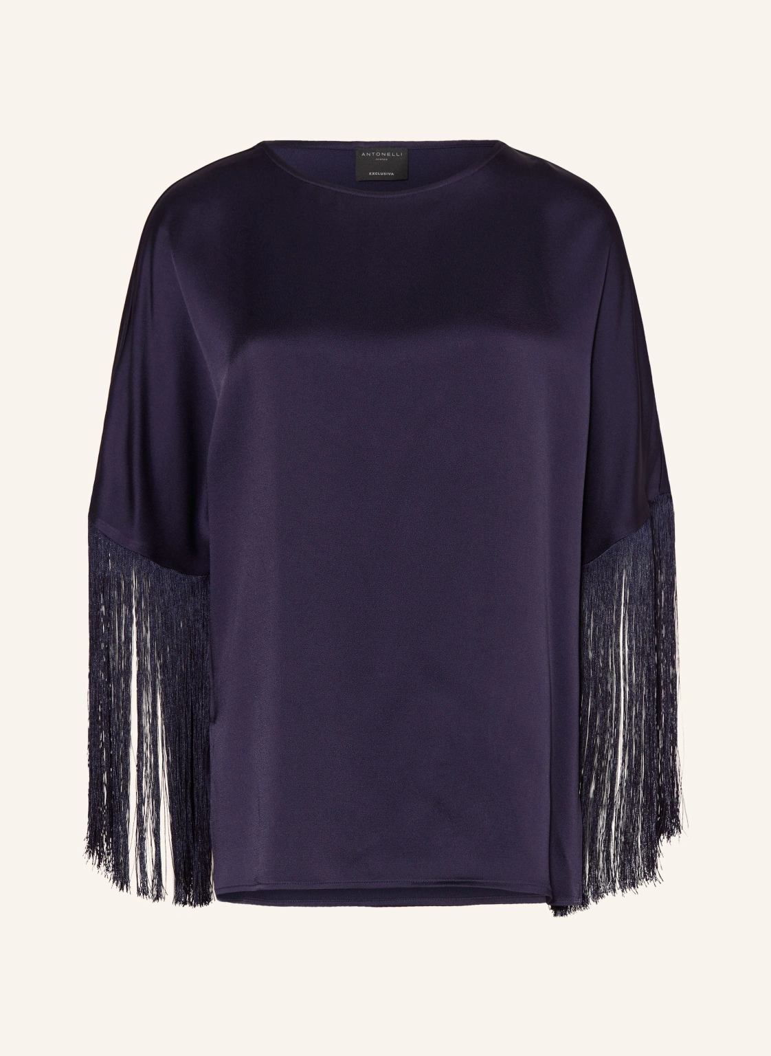 ANTONELLI firenze Blusenshirt ARDISIA aus Satin mit 3/4-Arm
