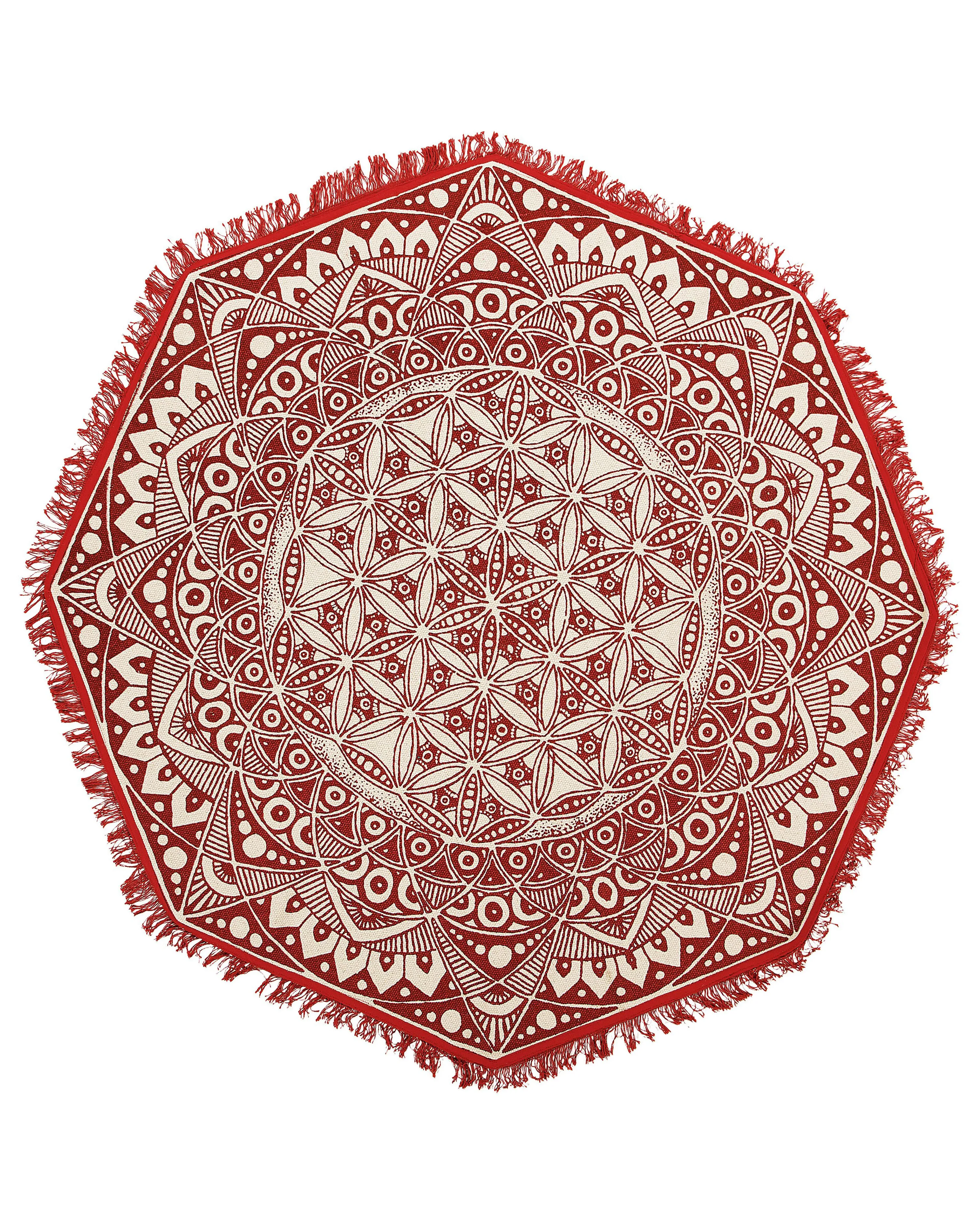 Rug MEZITILI Red ? 120 cm Cotton