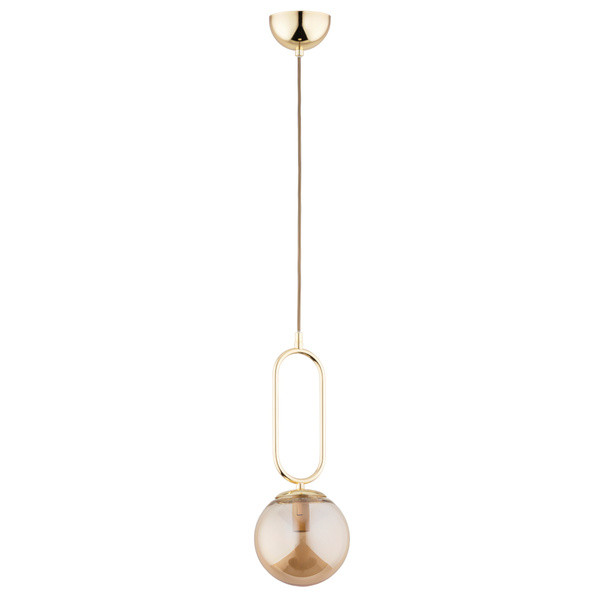 Lampa wisząca VAVIL mosiężno-złota 1xE14x40W wym:90x15x15cm IP20 Alfa
