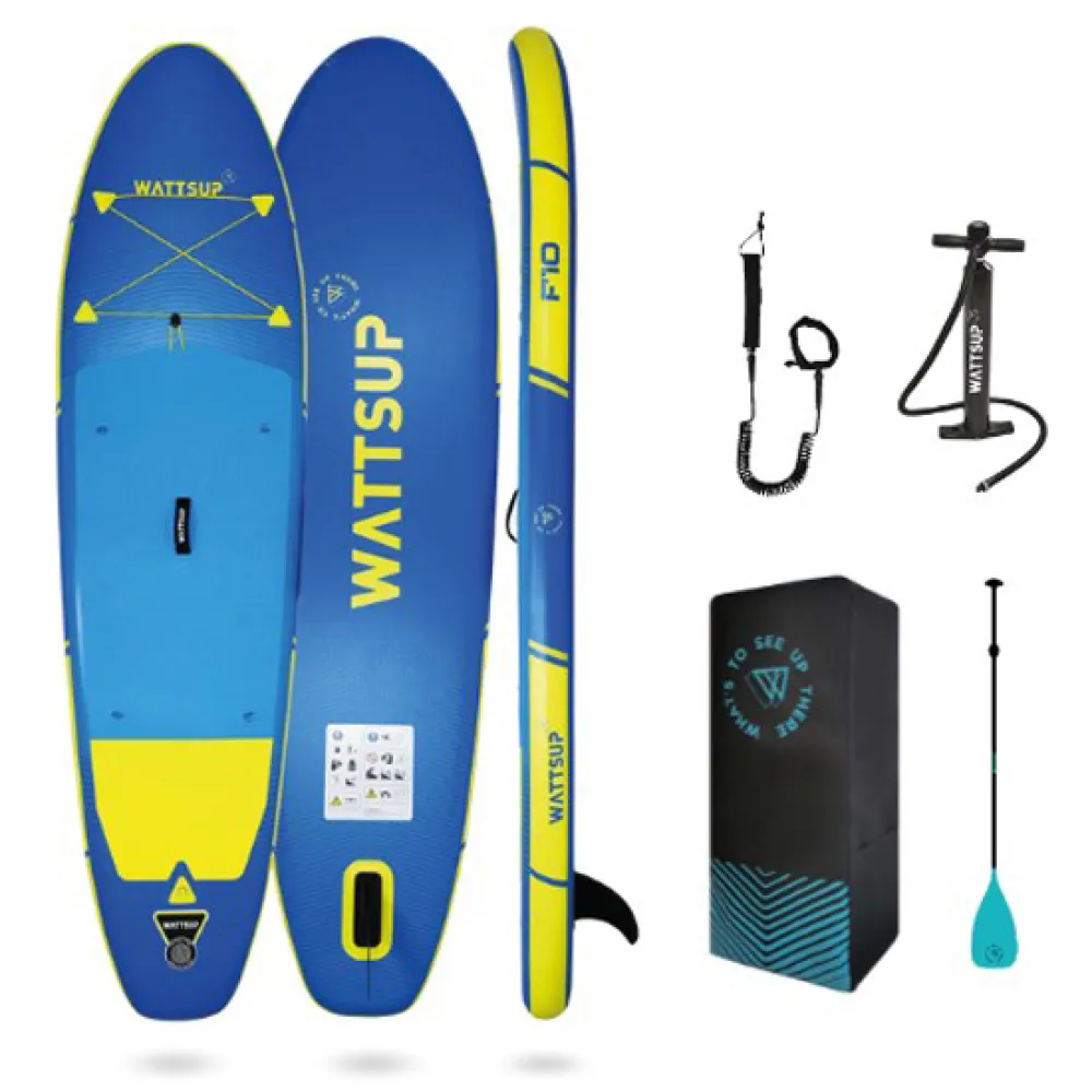 Wattsup SUP F10 inflatable paddle surf set