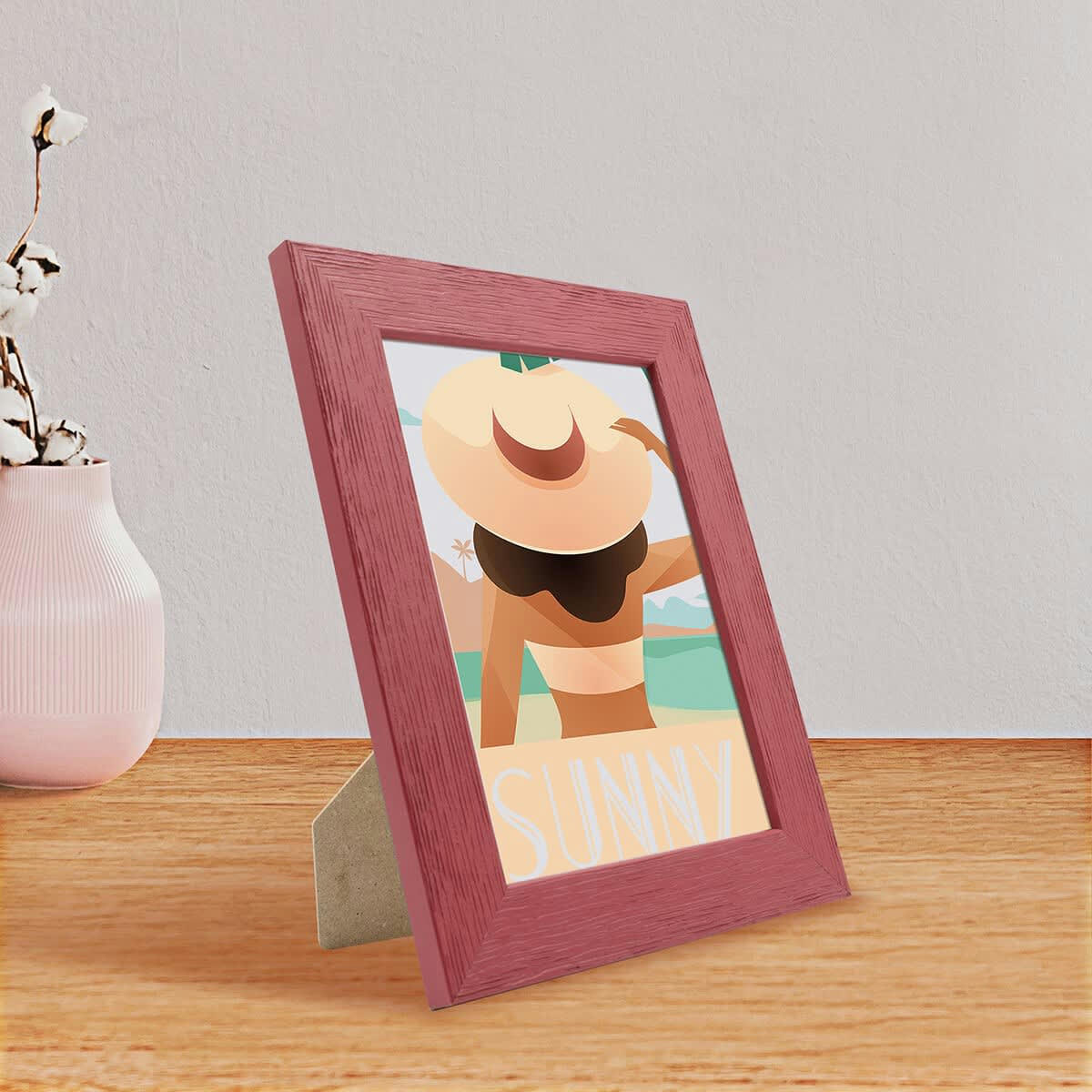 TUTTI FRUTTI - Cadre photo cerise 13x18 cm bois reconstitué fsc