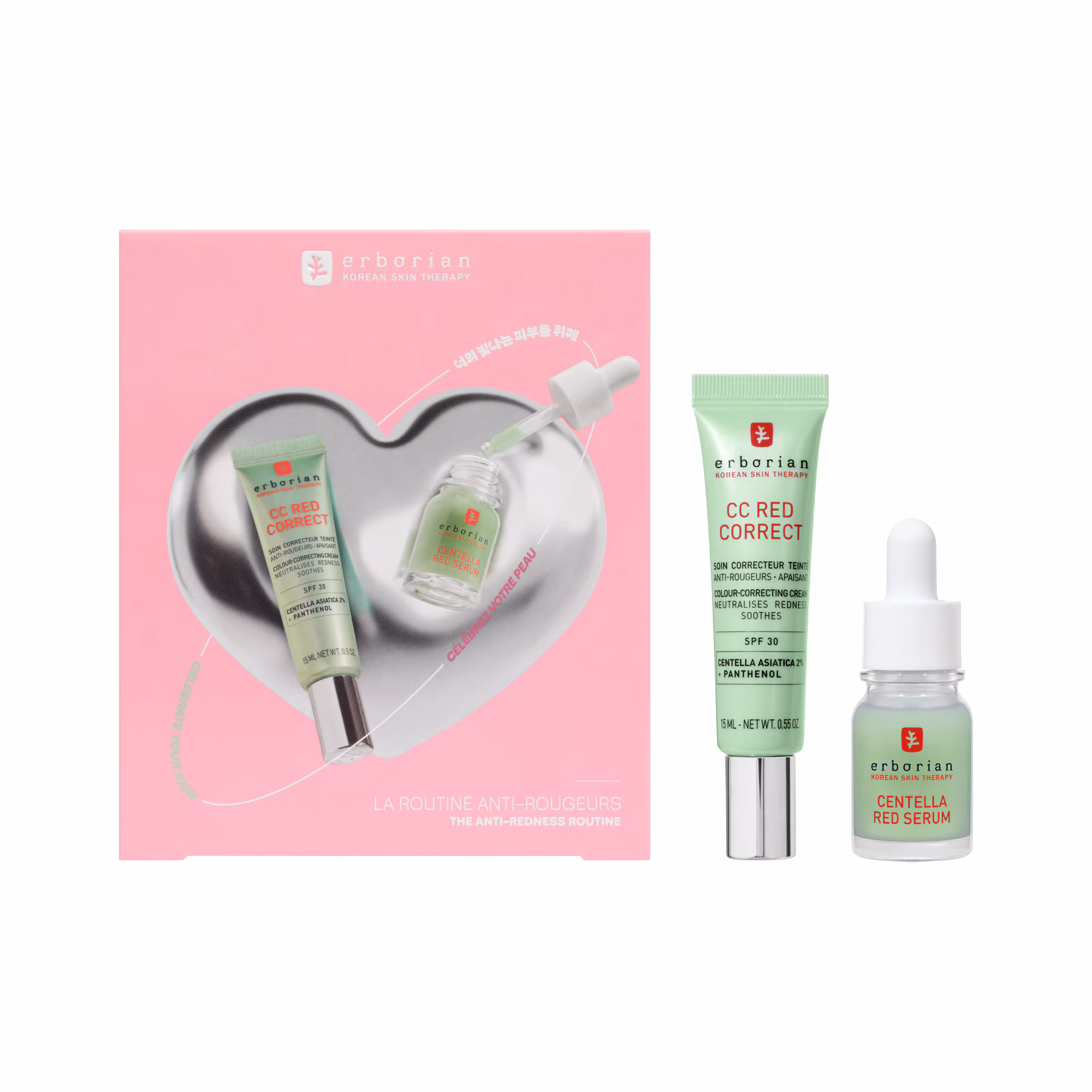 CC RED CORRECT X CENTELLA RED SERUMCoffret soin visage