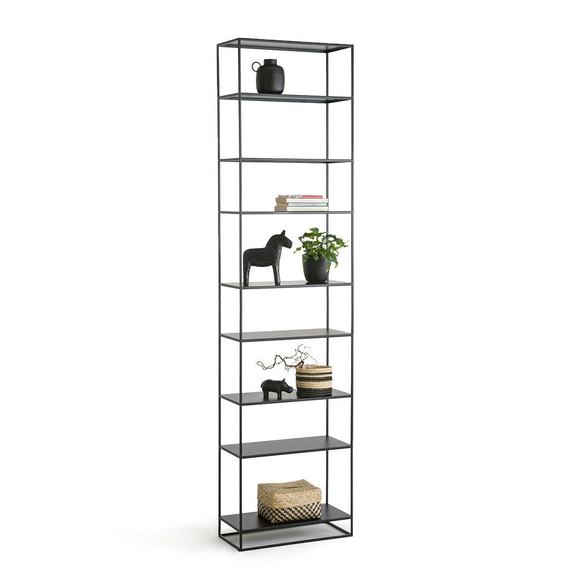 Étagère haute métal acier H240 cm, Hiba