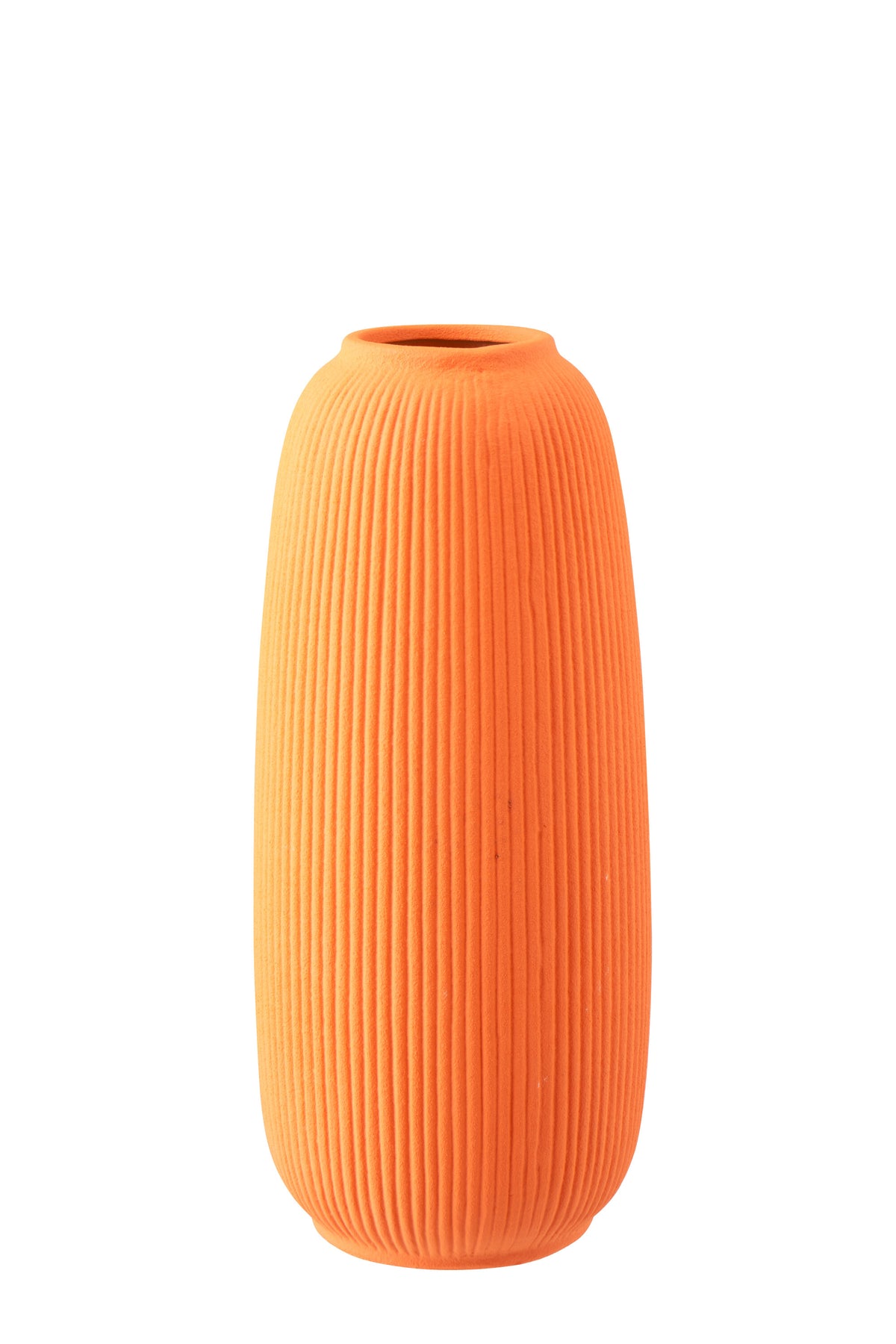 J-Line vaas Ruby Stippen - steengoed - oranje - large