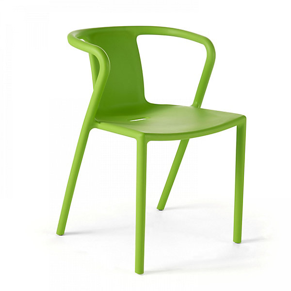 Lot de 4 chaises en plastique vertOviala