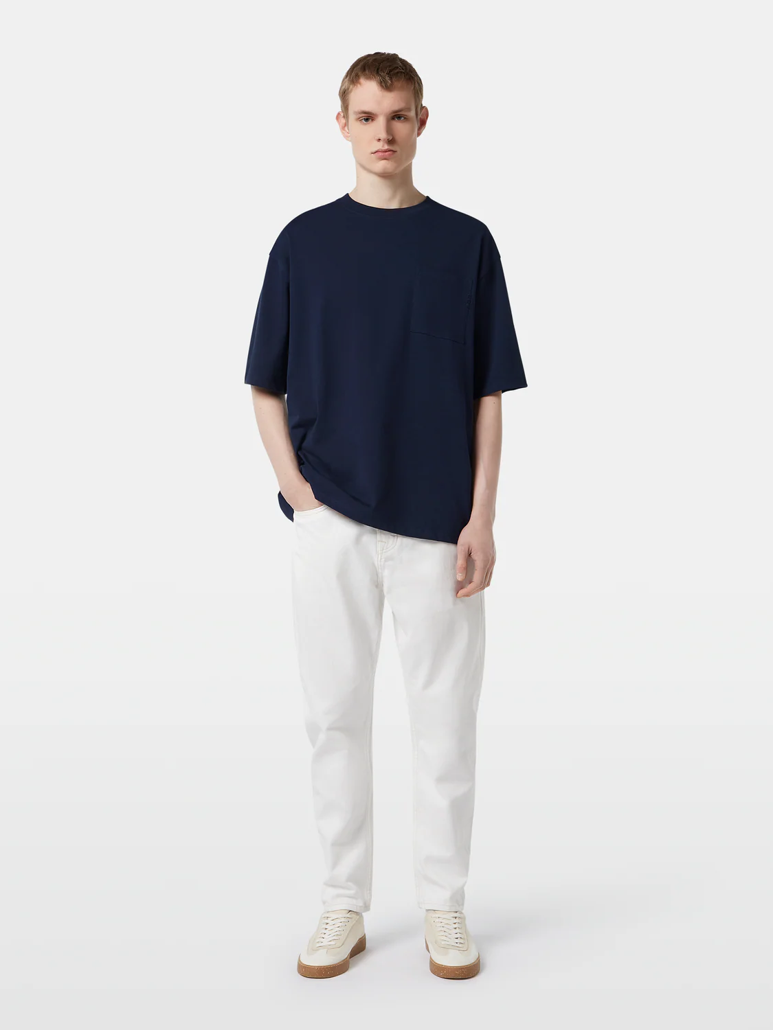 Essentials — Loose-Fit Front Pocket T-Shirt