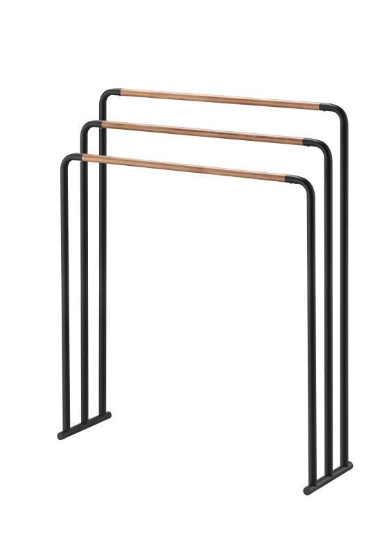 Yamazaki Handdoekenrek Badkamer - Plain - Zwart