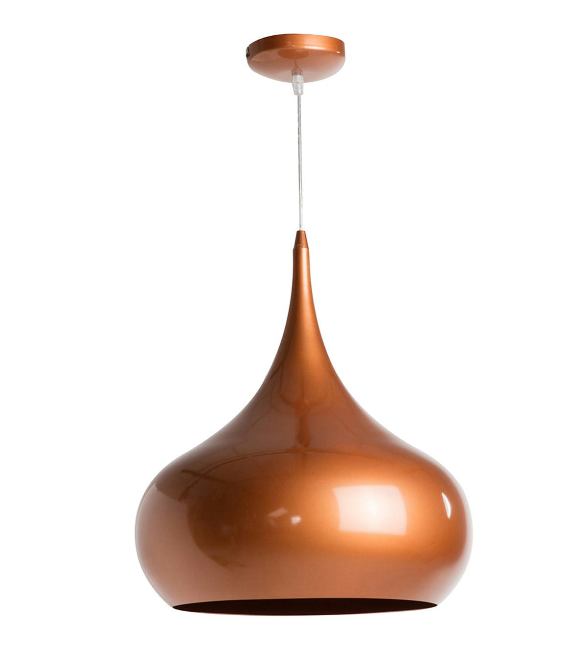 LOUXOR - Suspension en métal orange d. 41 cm