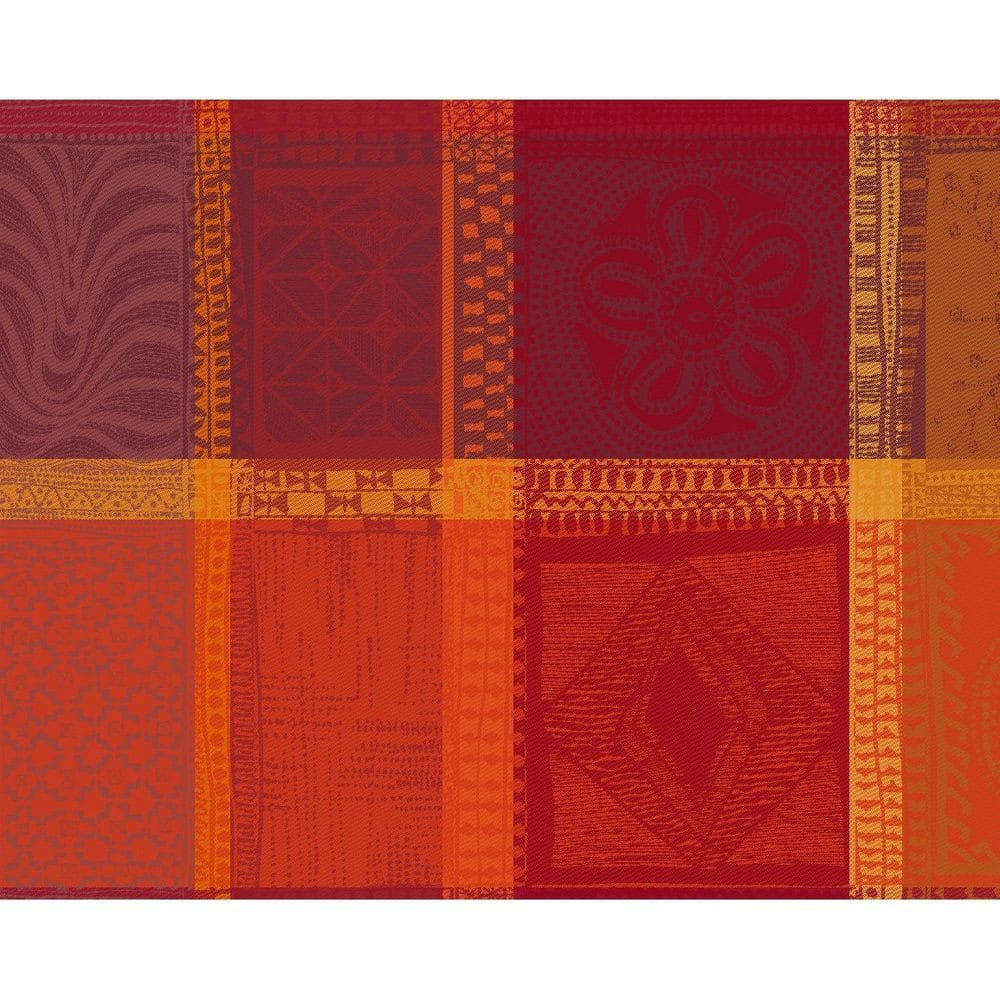 MILLE WAX KETCHUP - Set  pur coton rouge 40X50