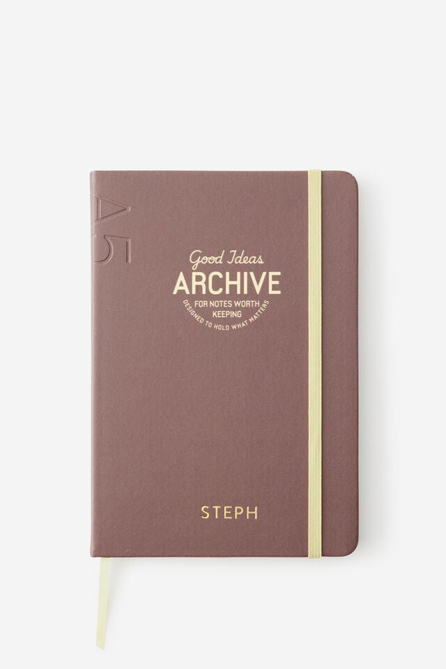 Personalised A5 Hard Lined Notetaker Notebook