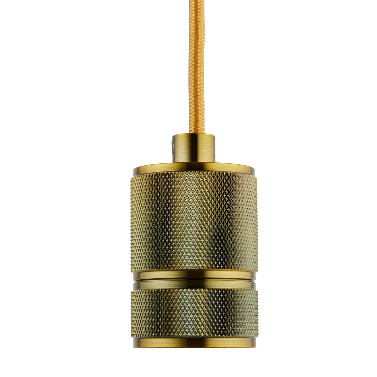 Lighto | Pendel Champagne Goud E27 fitting | Classic | 1.5m Snoer | Met Plafondkap