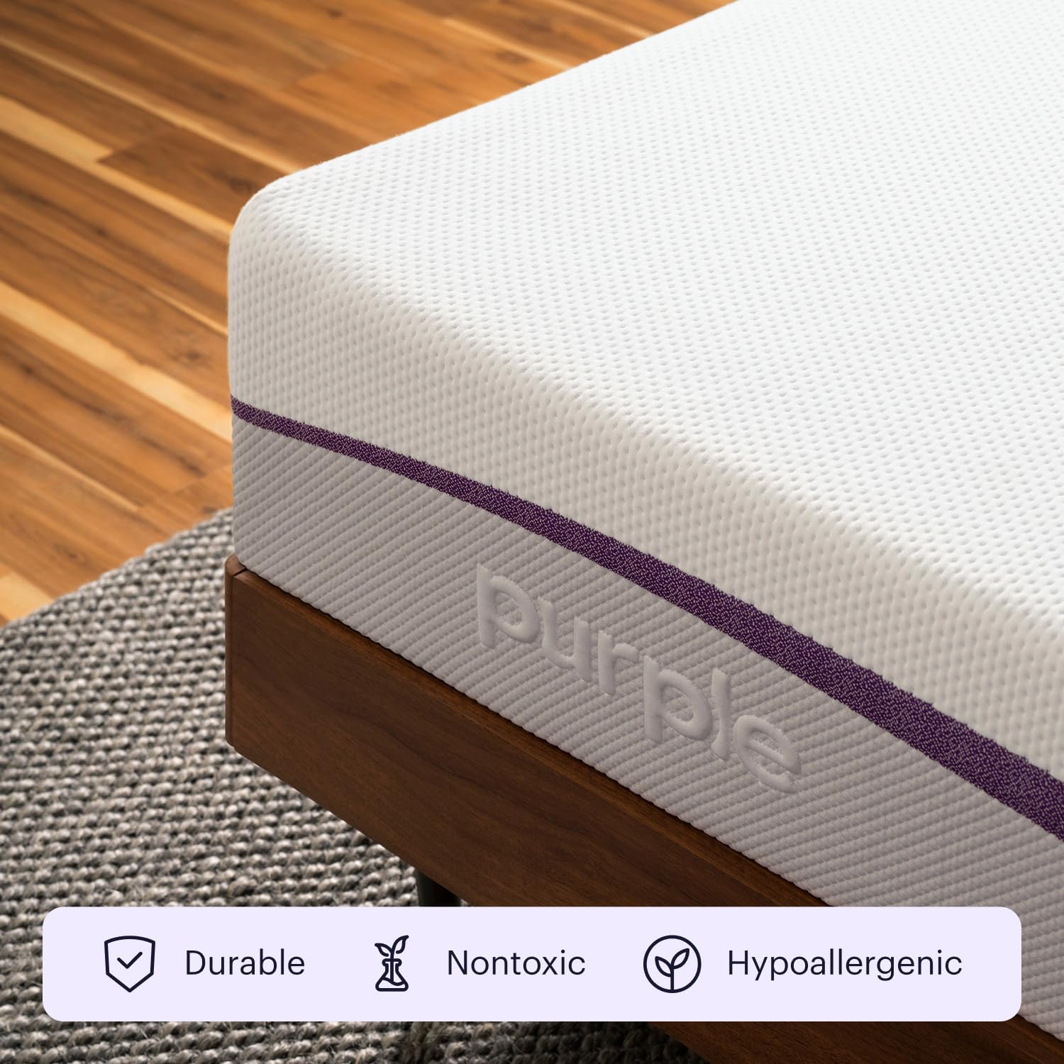 Purple Mattress – Twin XL, 9.25 GelFlex Grid, Better Than Memory Foam, Pressure Relief, Temperature Neutral, Breathable, Motion Isolation, Made in USA