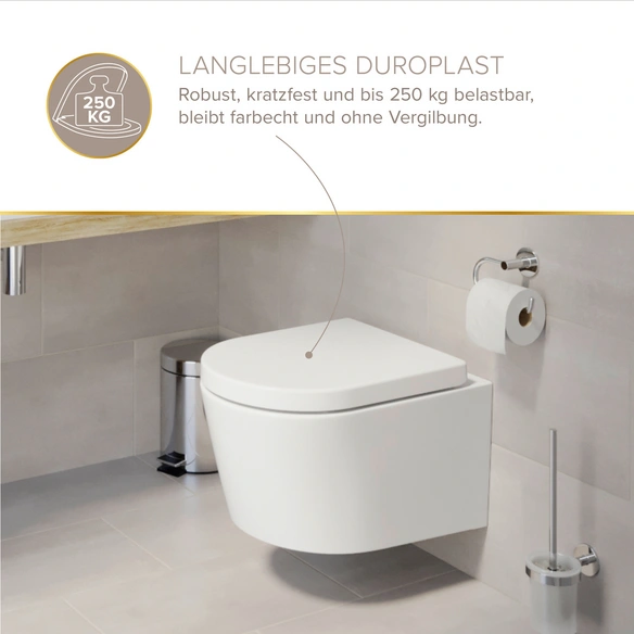 WC-Sitz »MELVA«, Duroplast, weiß