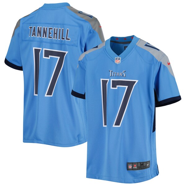 Ryan Tannehill Tennessee Titans Nike Youth Game Jersey - Light Blue/Navy
