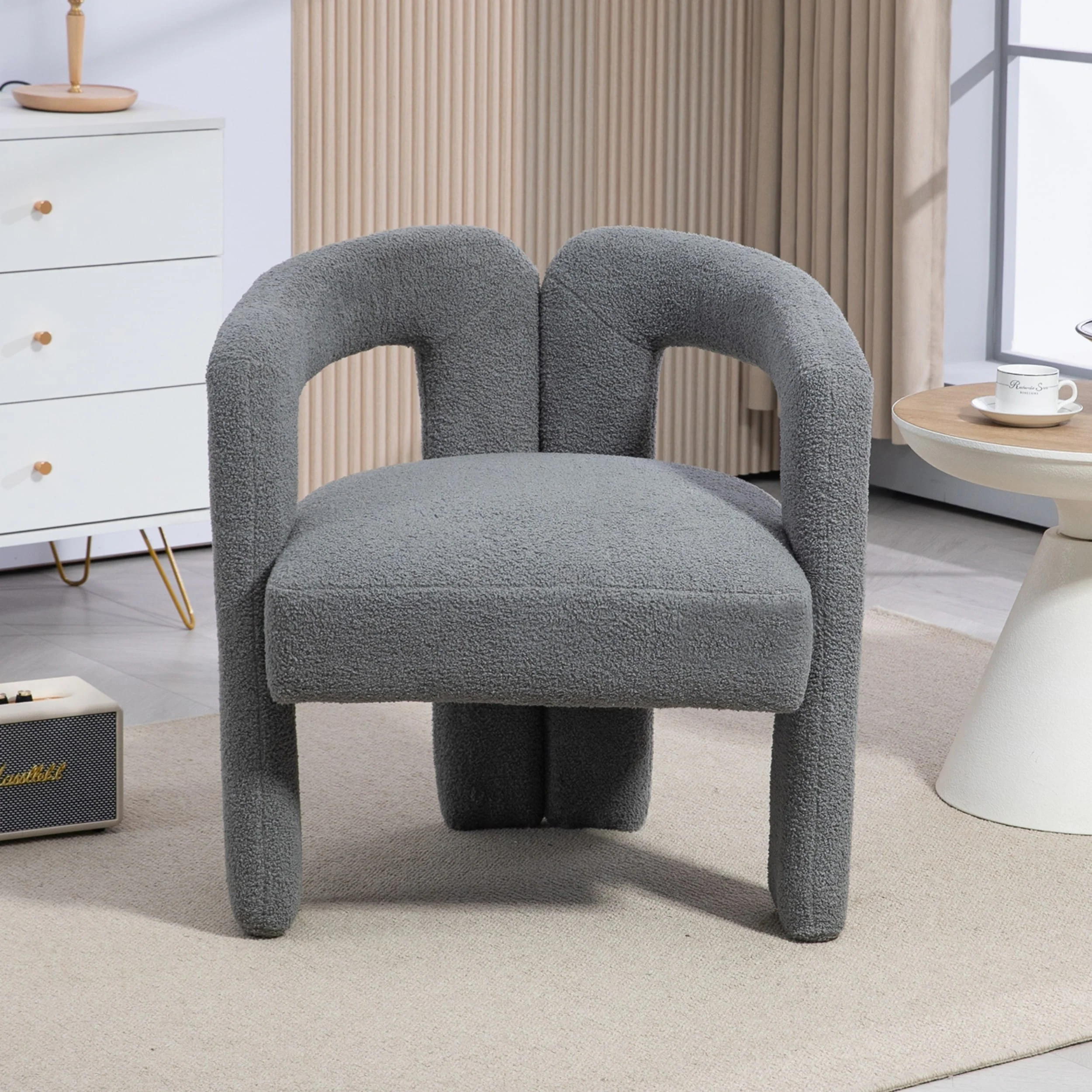 Teddy Fabric Modern Dining Chair