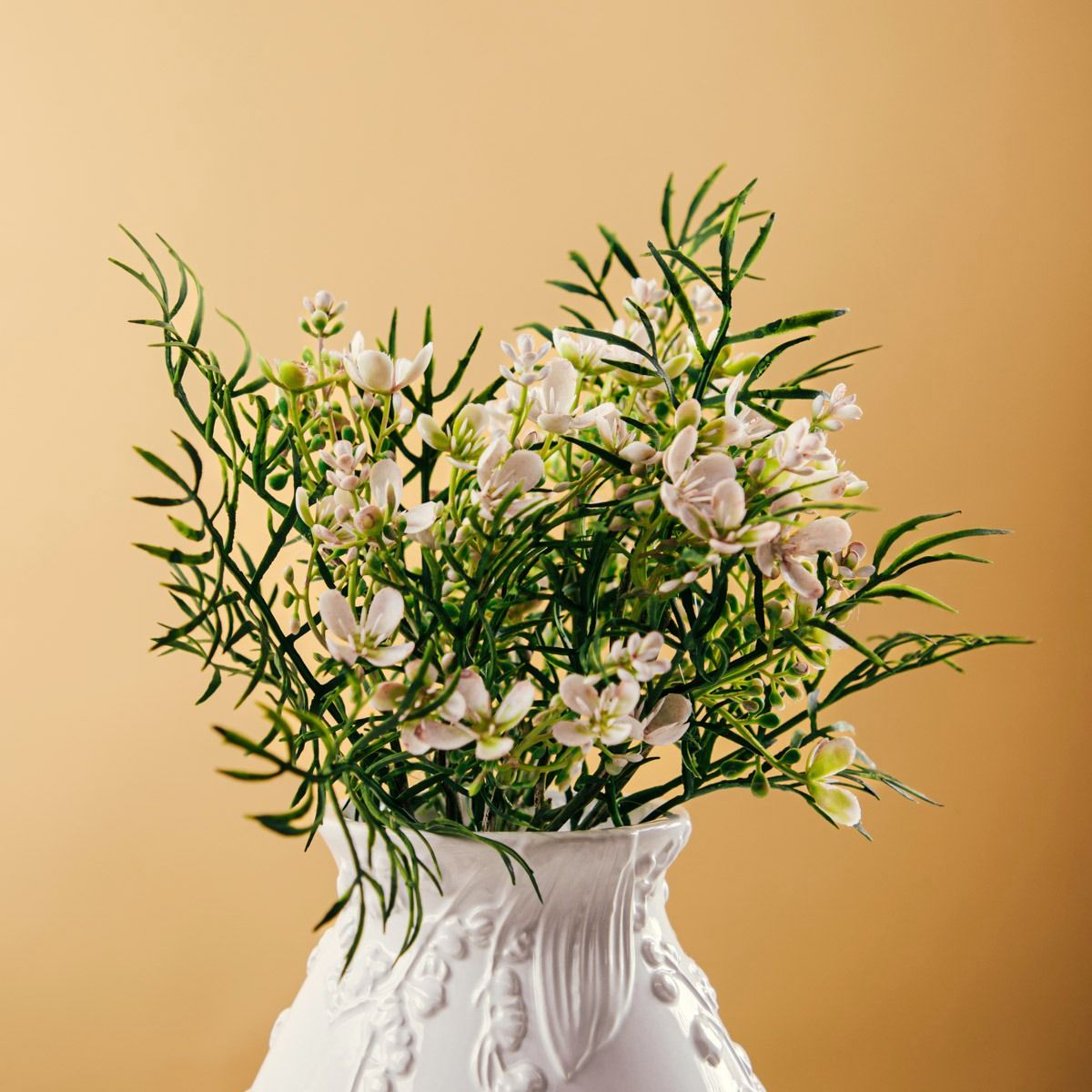 Bukiet kwiatów MONTA z jasnoróżowymi kwiatkami 33 cm