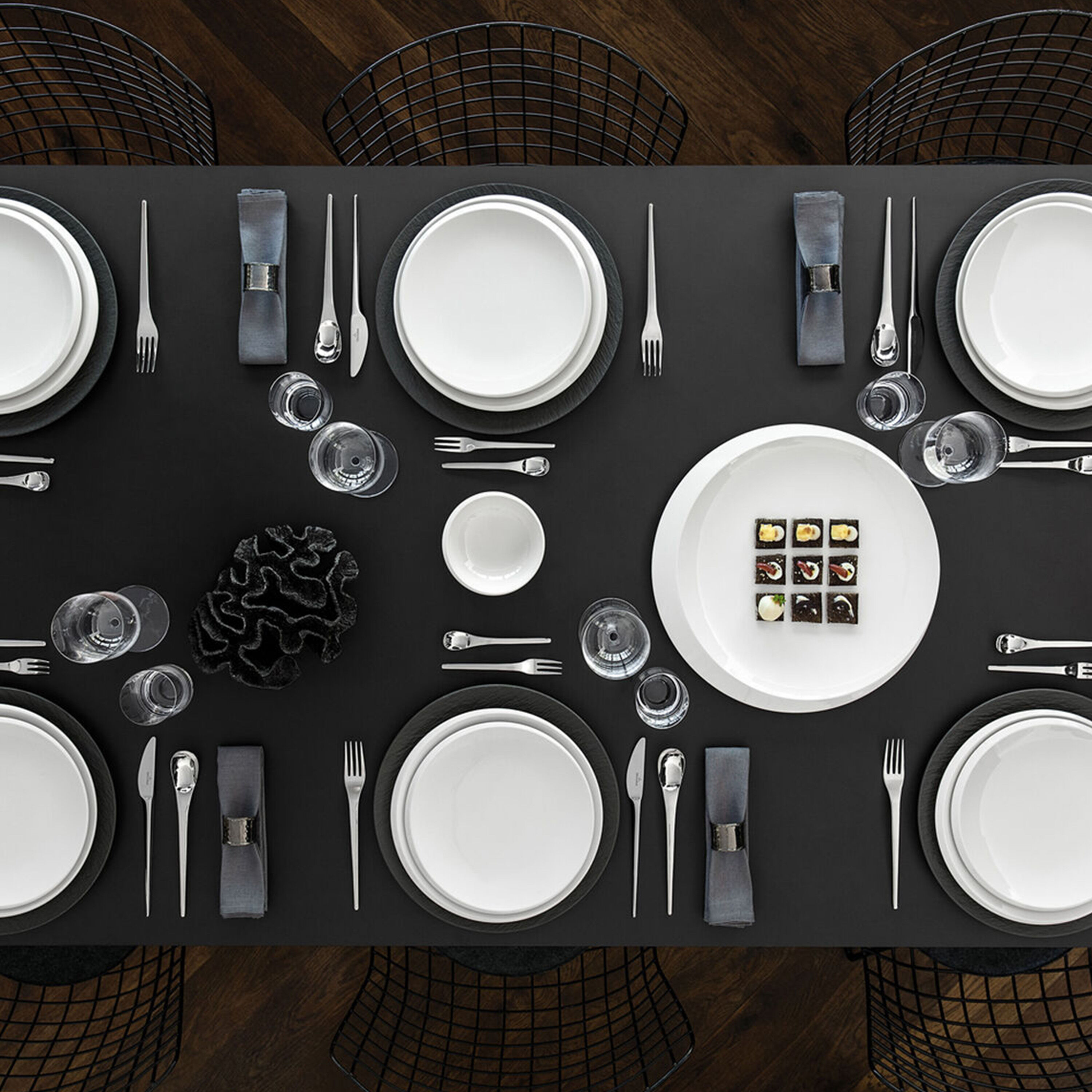 NewMoon Dinnerware set - White, Premium Porcelain