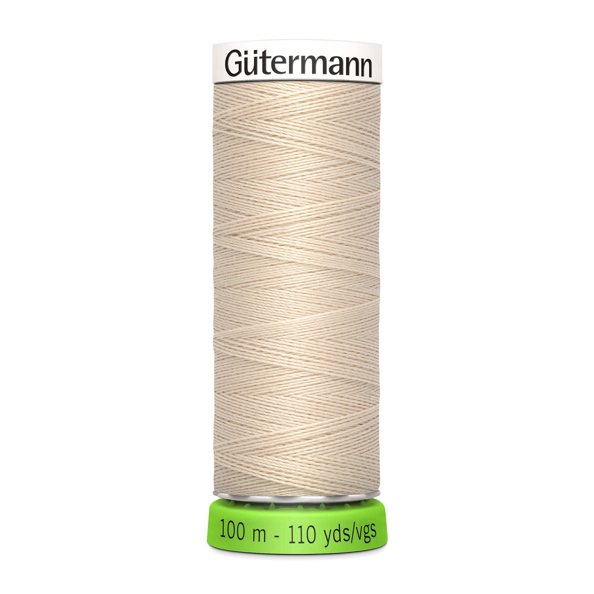 Gutermann Cream Sew All Recycled rPET Thread 100m (169)