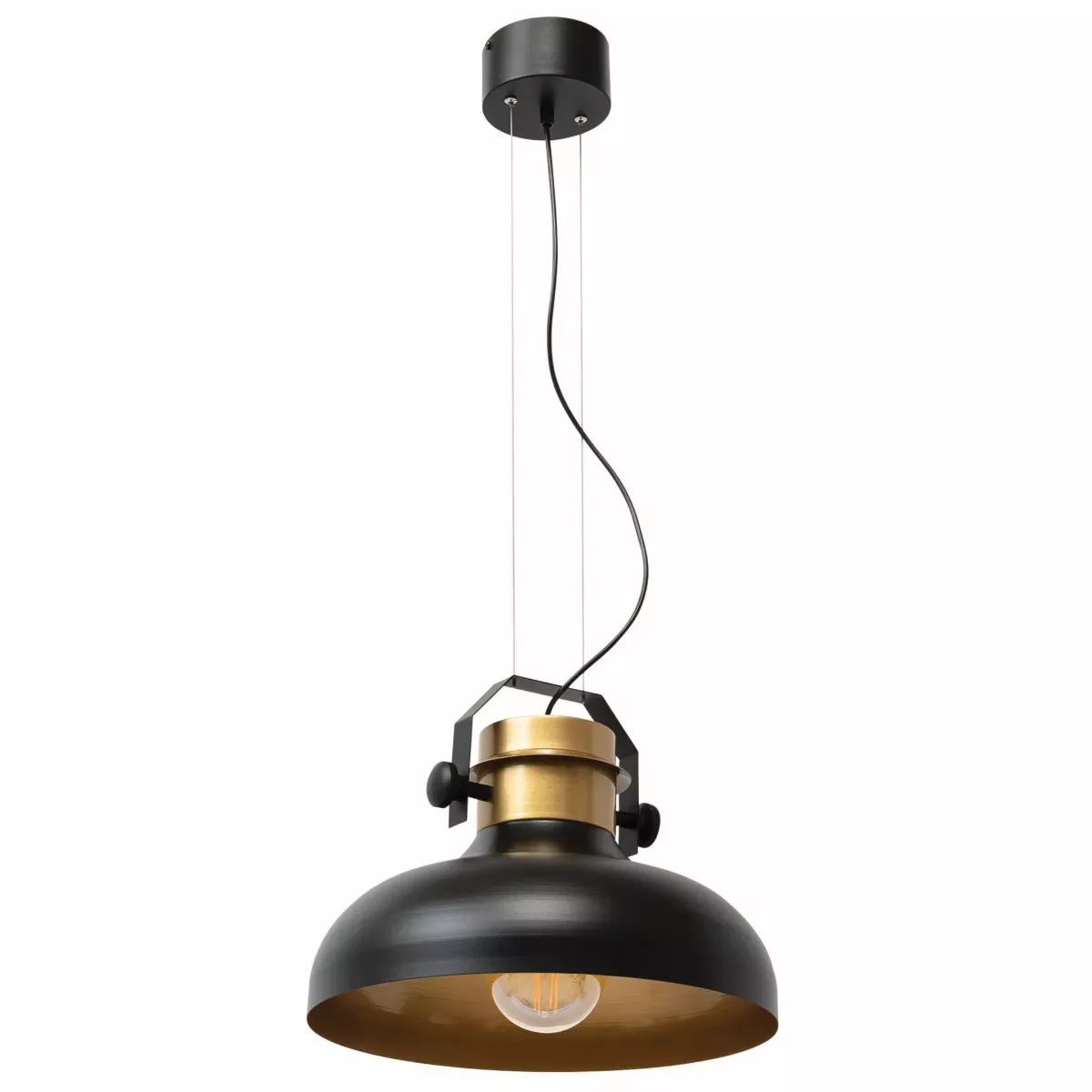 Lampa wisząca STEALLE czarna/złota