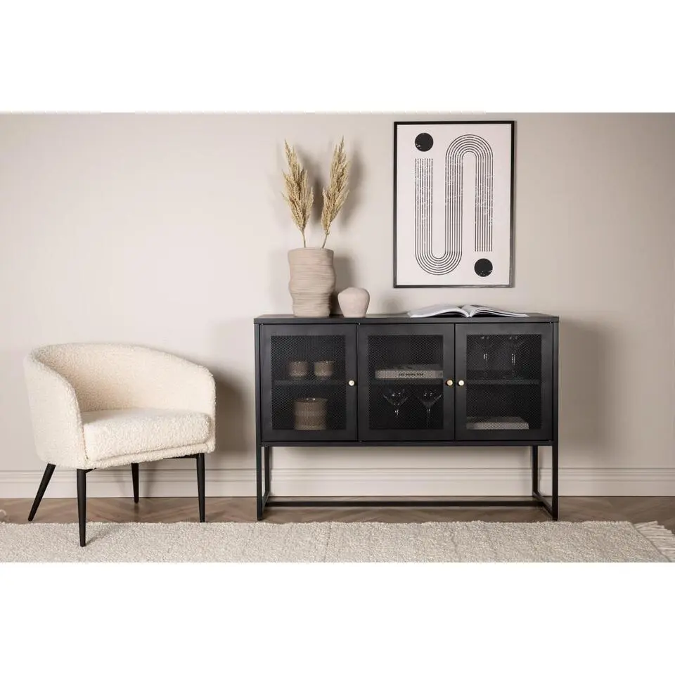 Svea - Pavlo dressoir - 120 cm - zwart