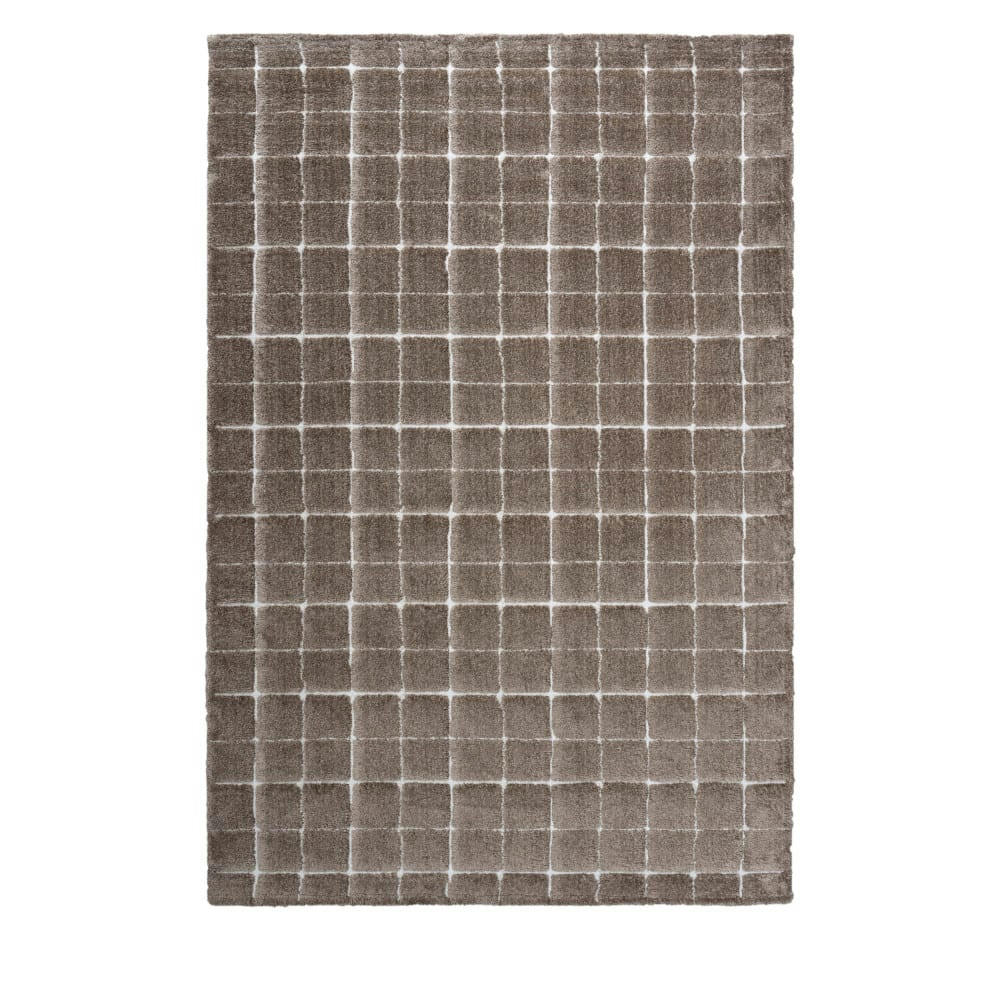 BYRON IV - Tapis contemporain taupe 200x290 cm