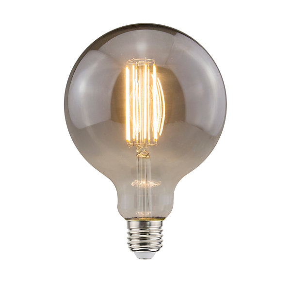 Ampoule LED E27 ballon à filament linéaire fumé blanc chaud Jacobsen