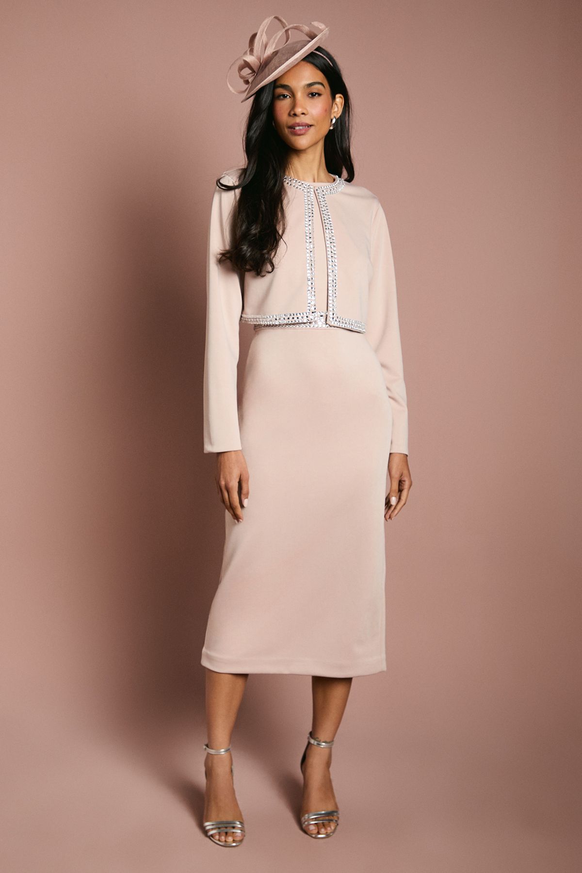 Coast Embellished Ponte Jacket