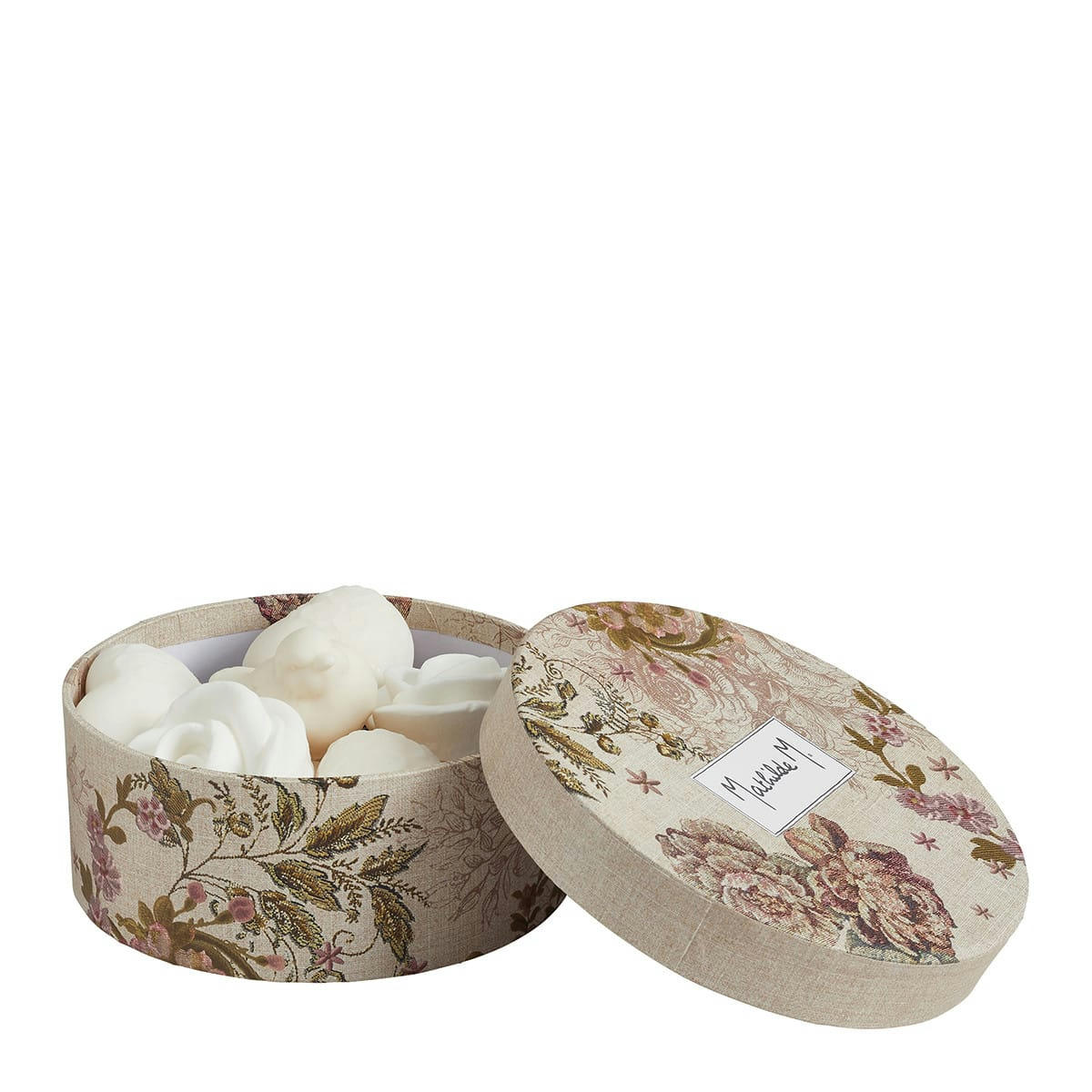 LES RITUELS BEAUTÉ DE MATHILDE - Coffret de 7 savons d'invités rose élixir