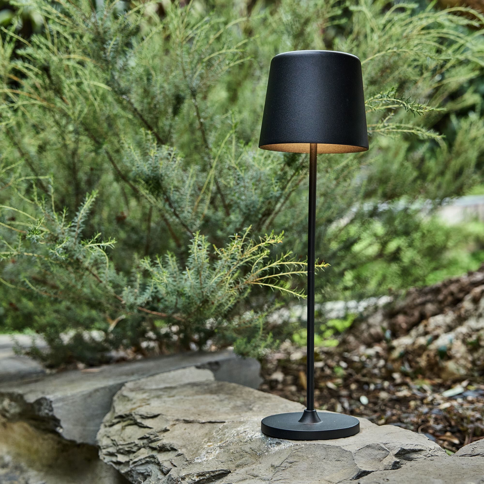 KAAMI - Lampe de table à poser nomade H37cm - noir