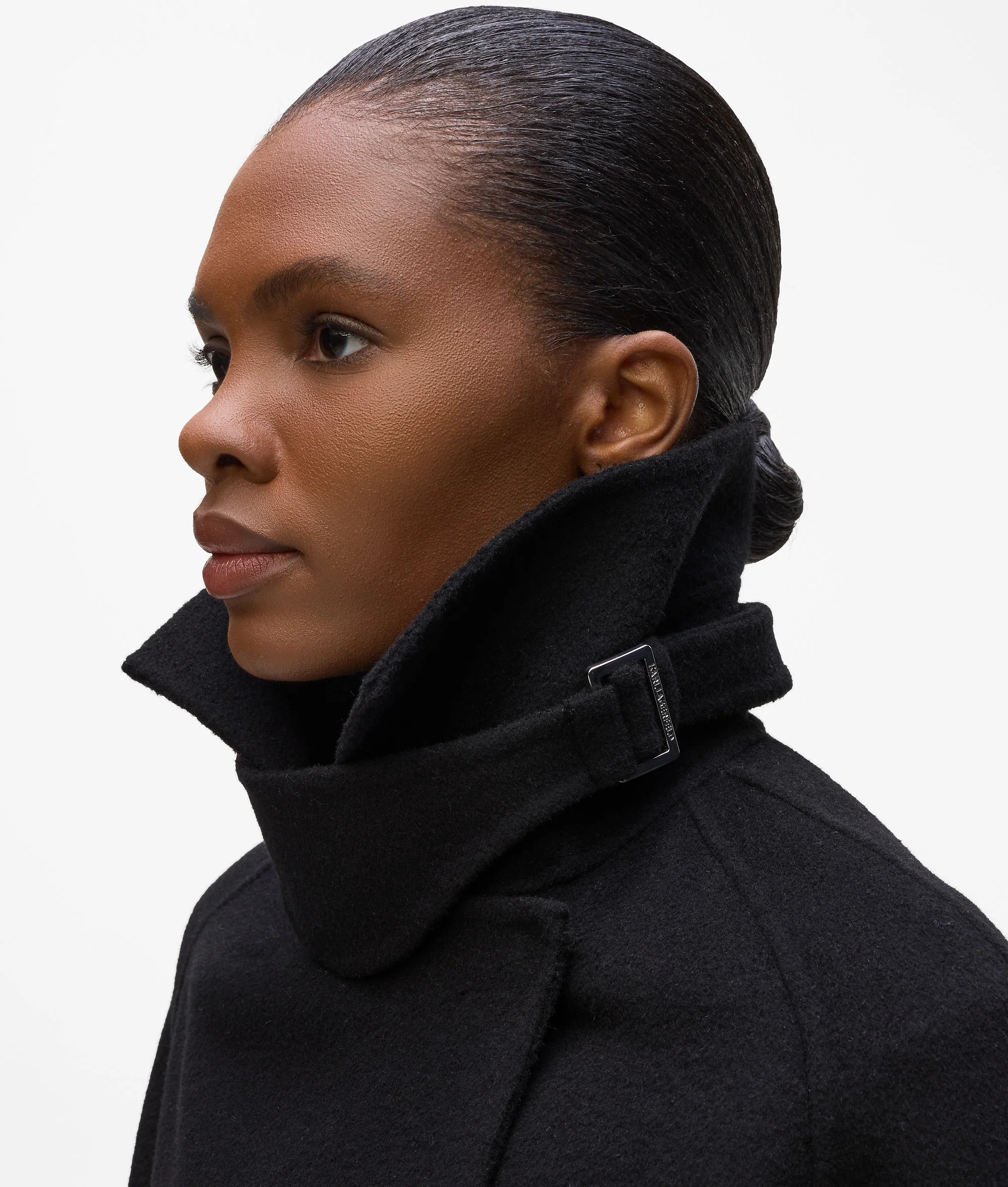 Manteau long ceinturé