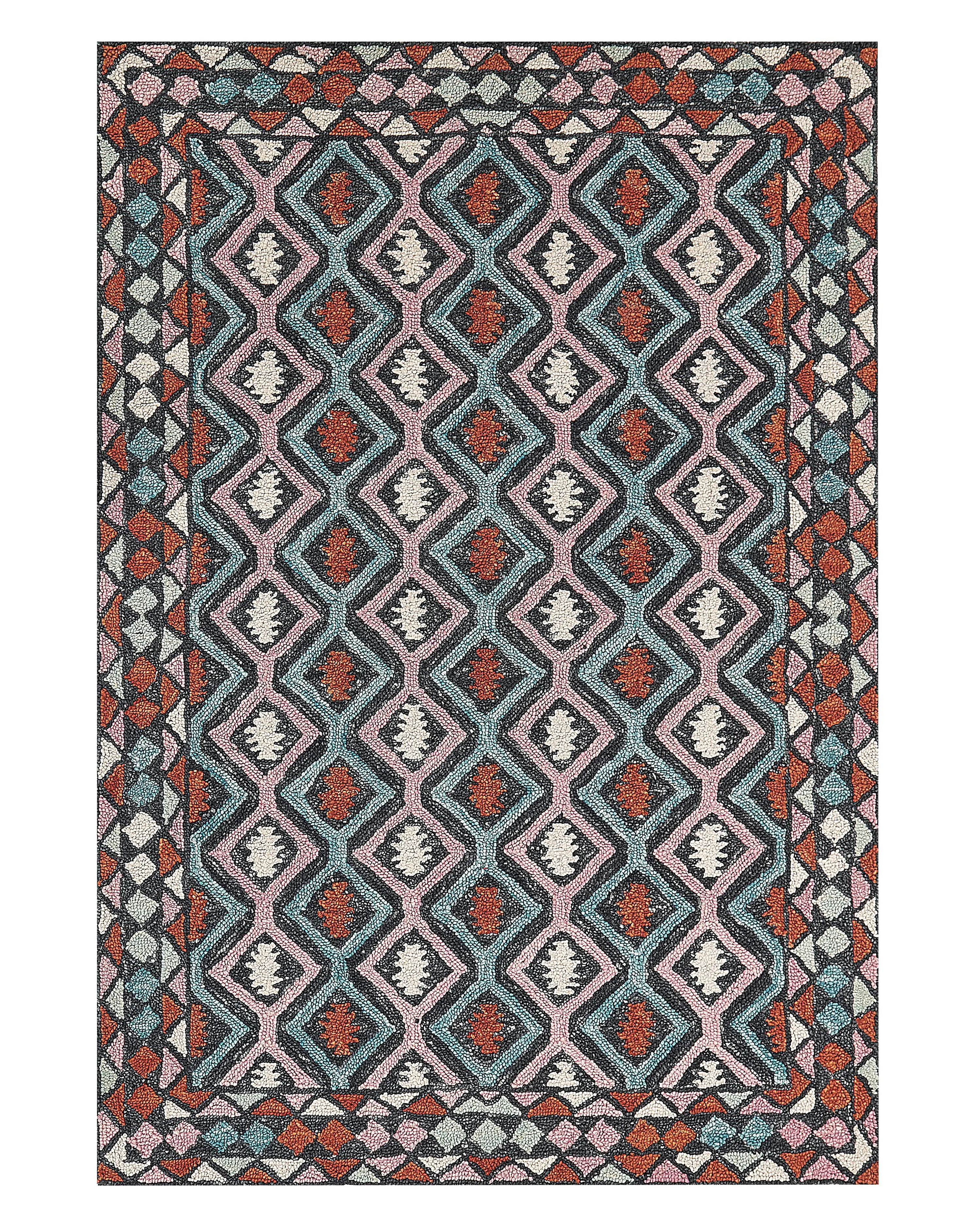 Rug HAYMANA Multicolour 140 x 200 cm Wool