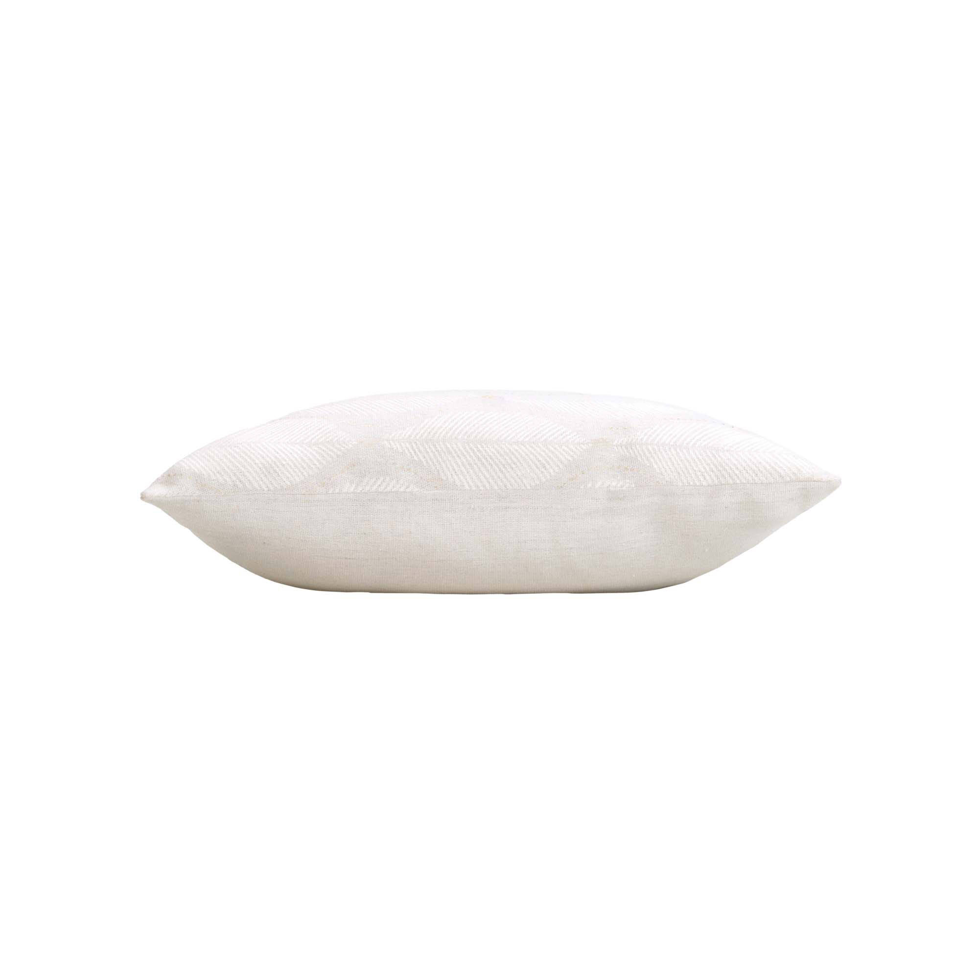 Coussin rectangulaire imprimé feuilles détails dorés